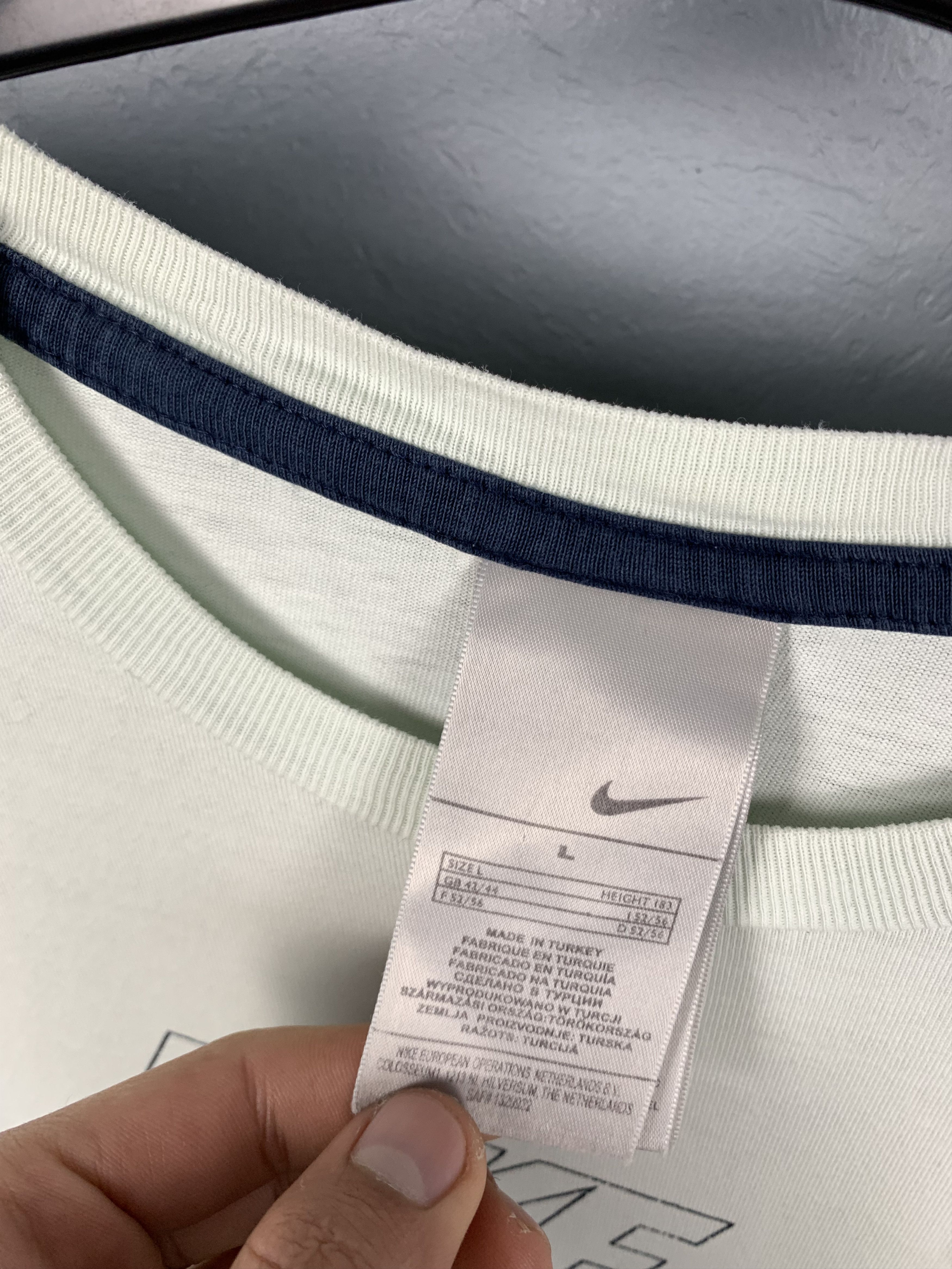 Nike × Vintage Nike 90s Vintage Mens T-Shirt Tee Size US M / EU 48-50 / 2 - 4 Thumbnail