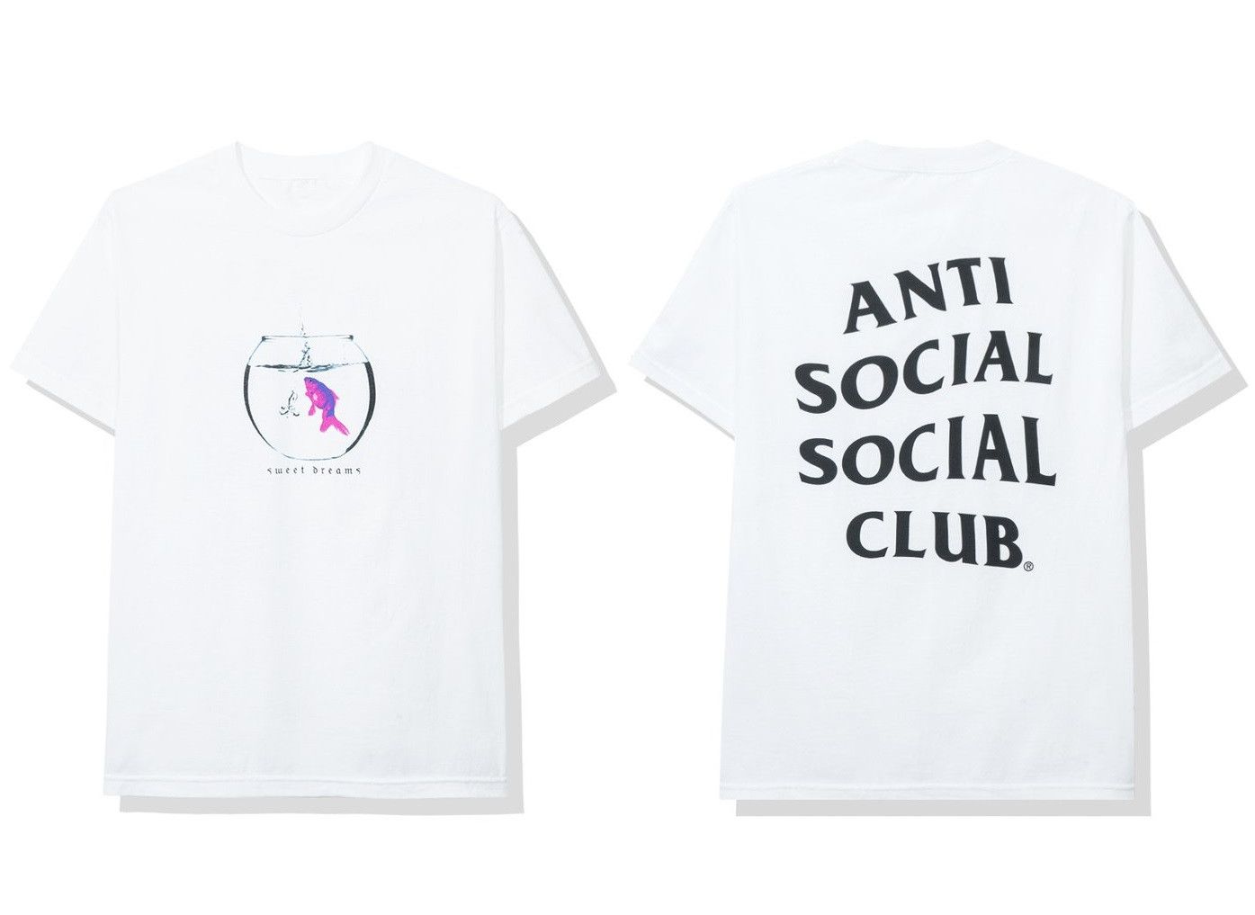 Anti Social Social Club DS SS20 ASSC Black Logo Glitter White Tee Offwhite Supreme Size US M / EU 48-50 / 2 - 2 Thumbnail