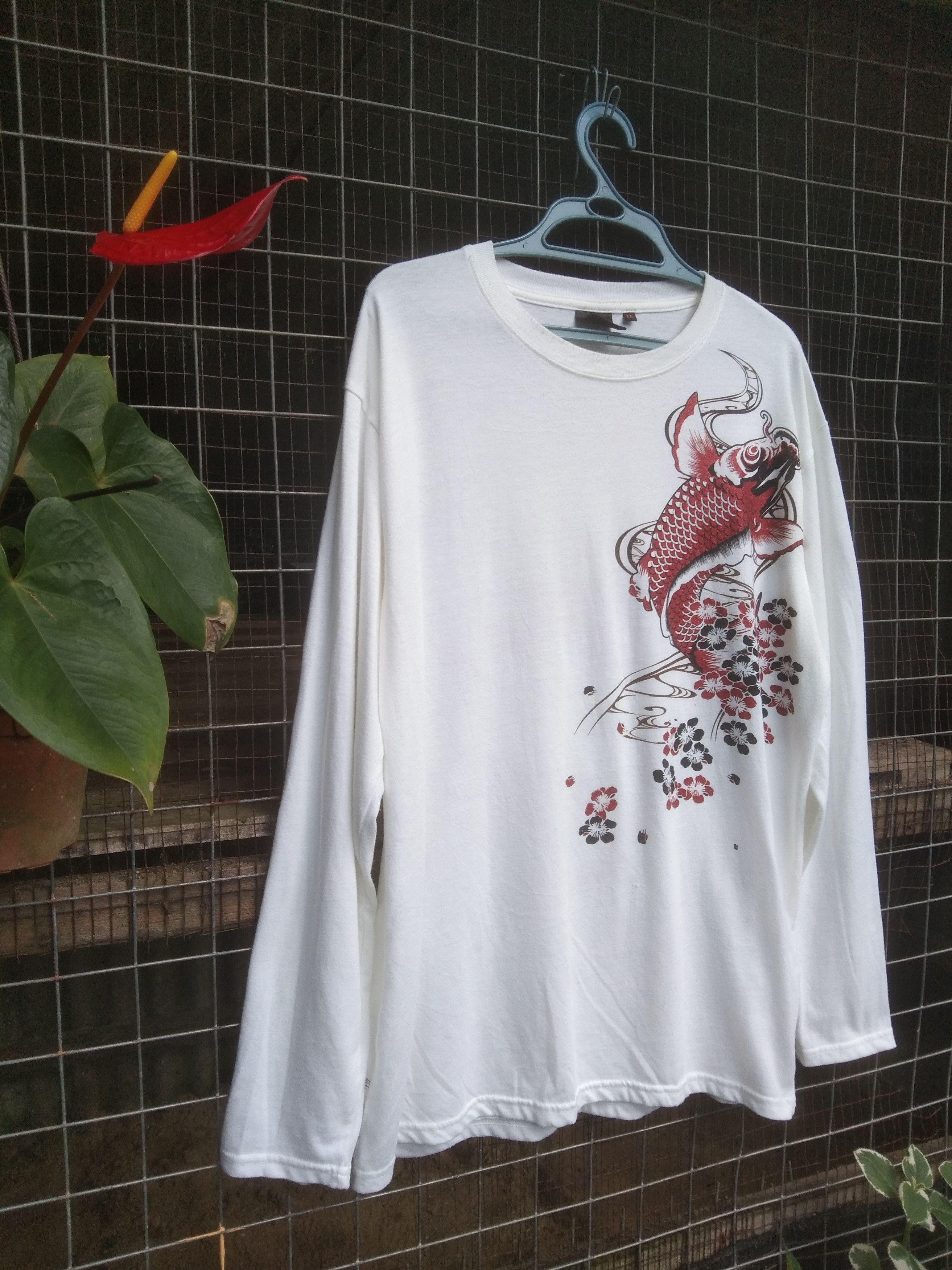 Japanese Brand VINTAGE KOI FISH SUKAJAN SHIRT Size US L / EU 52-54 / 3 - 5 Thumbnail