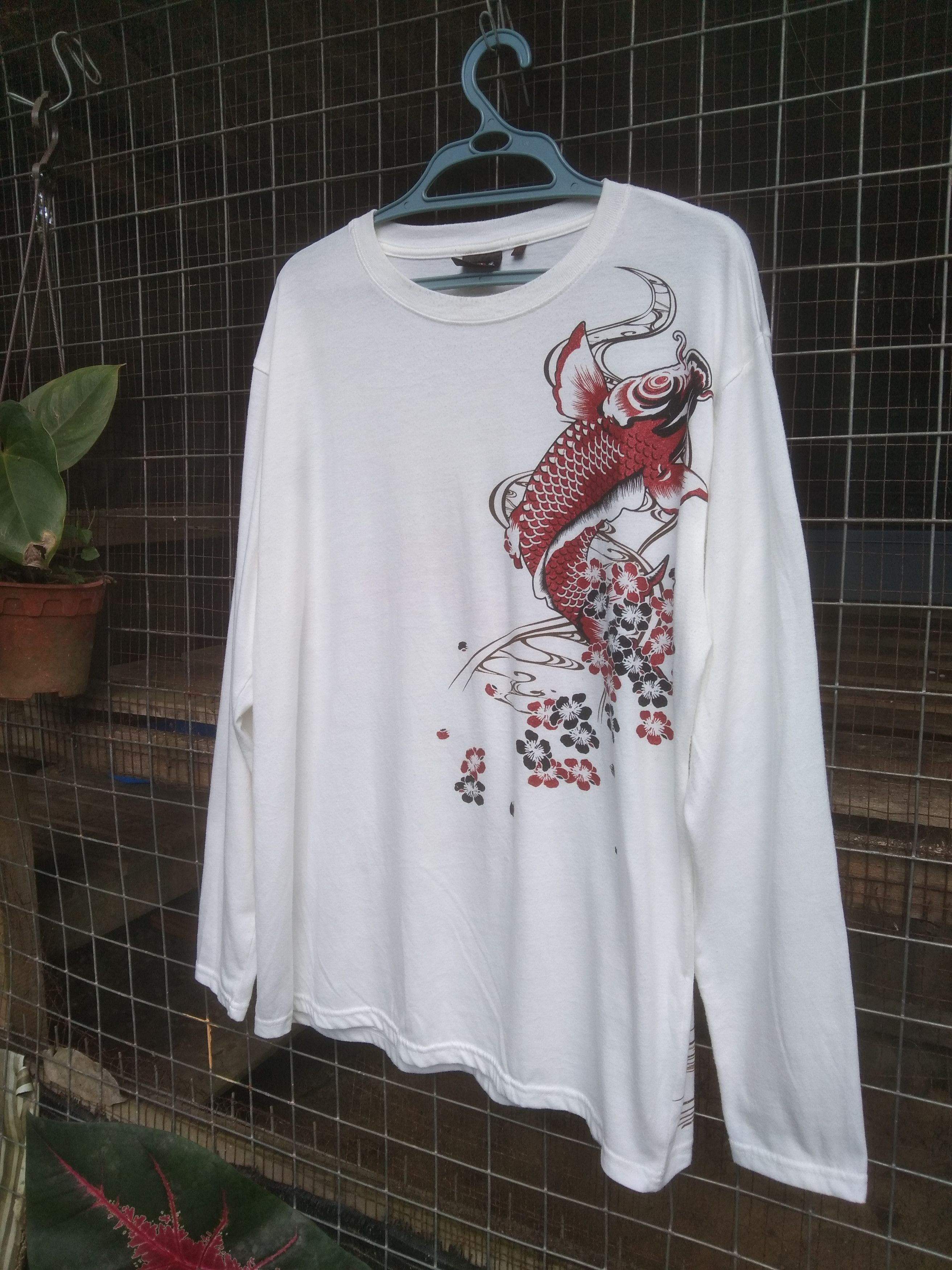 Japanese Brand VINTAGE KOI FISH SUKAJAN SHIRT Size US L / EU 52-54 / 3 - 4 Thumbnail