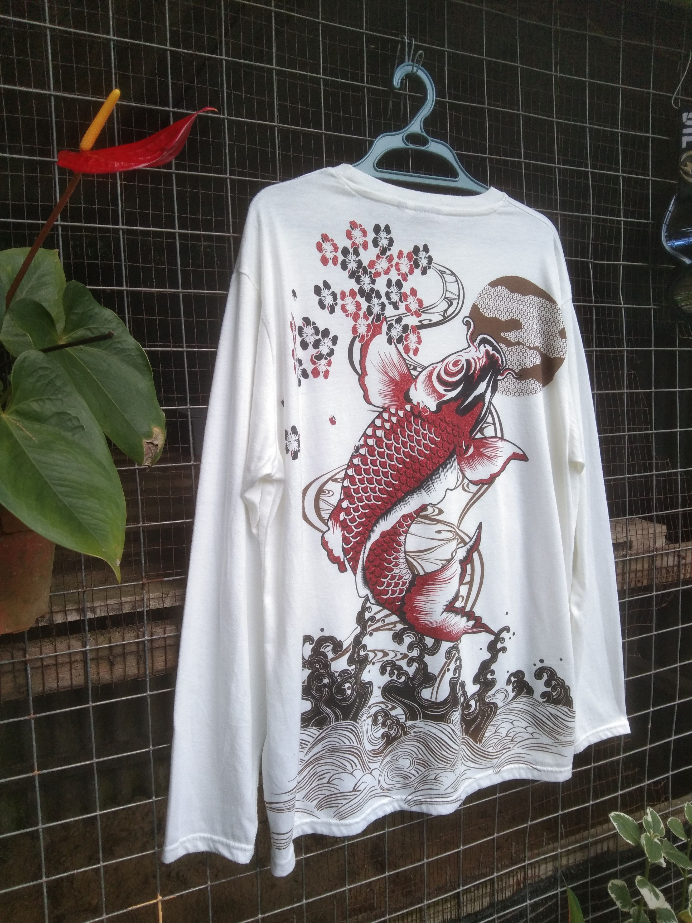 Japanese Brand VINTAGE KOI FISH SUKAJAN SHIRT Size US L / EU 52-54 / 3 - 3 Thumbnail