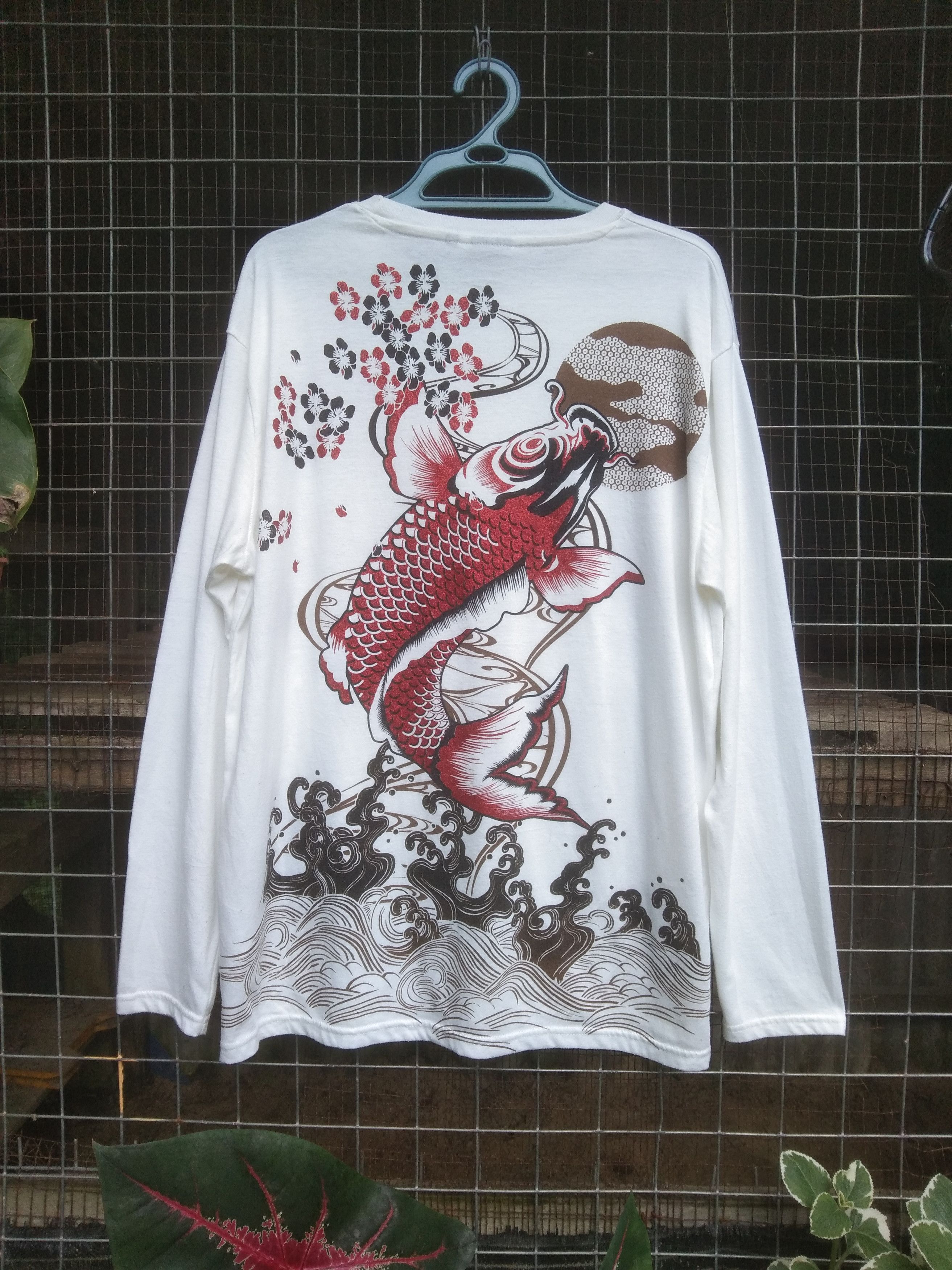 Japanese Brand VINTAGE KOI FISH SUKAJAN SHIRT Size US L / EU 52-54 / 3 - 1 Thumbnail