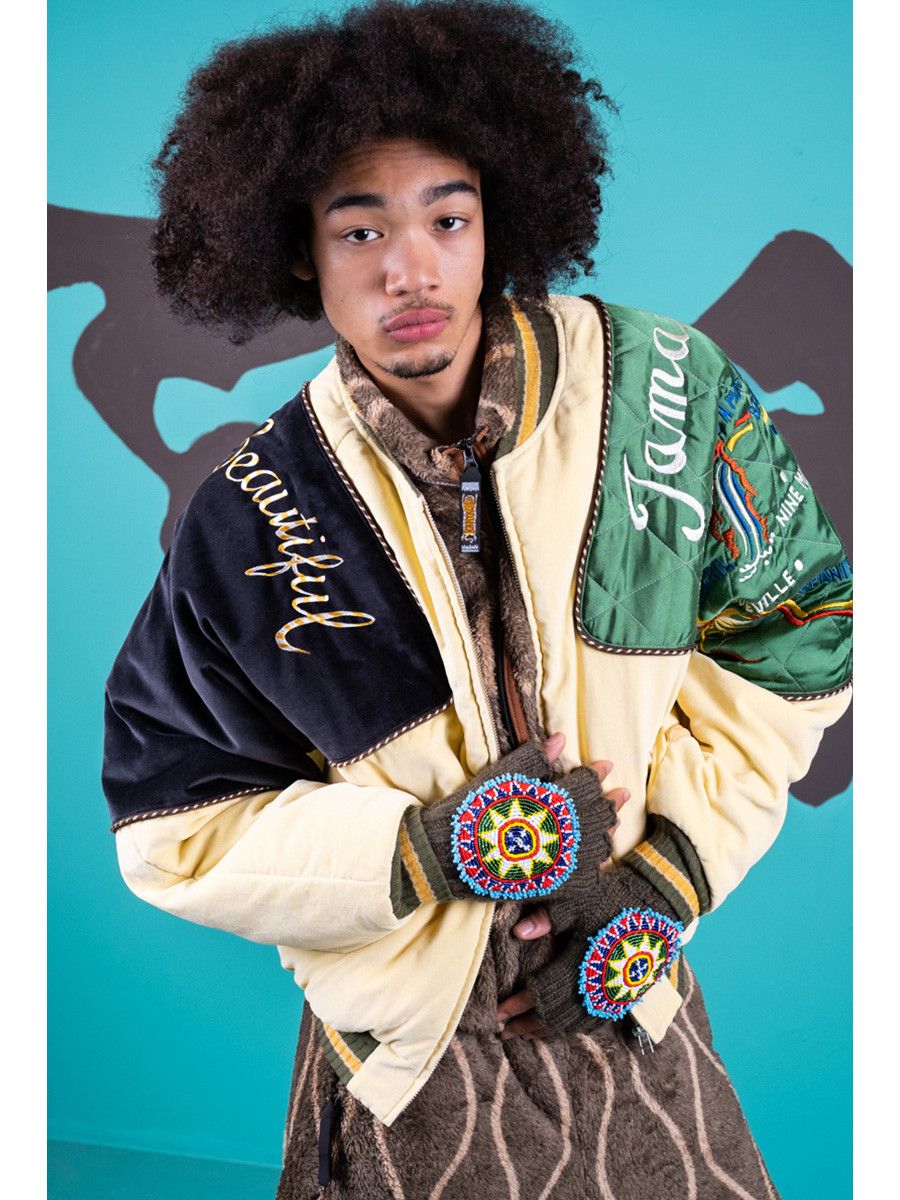 Kapital Kapital Camo Beautiful Jamaica Satin Sham Bomber Jacket Size US L / EU 52-54 / 3 - 10 Thumbnail