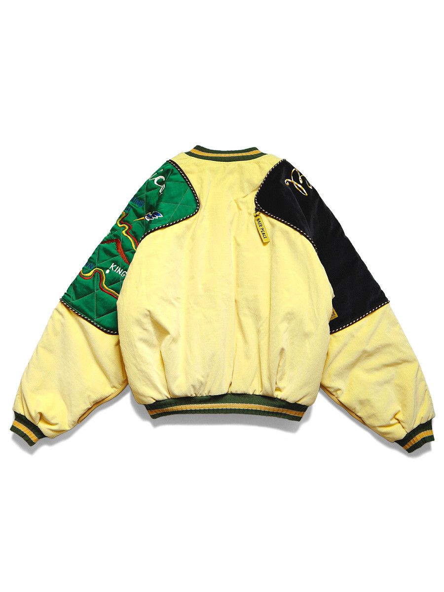 Kapital Camo Beautiful Jamaica Satin Sham Bomber Jacket