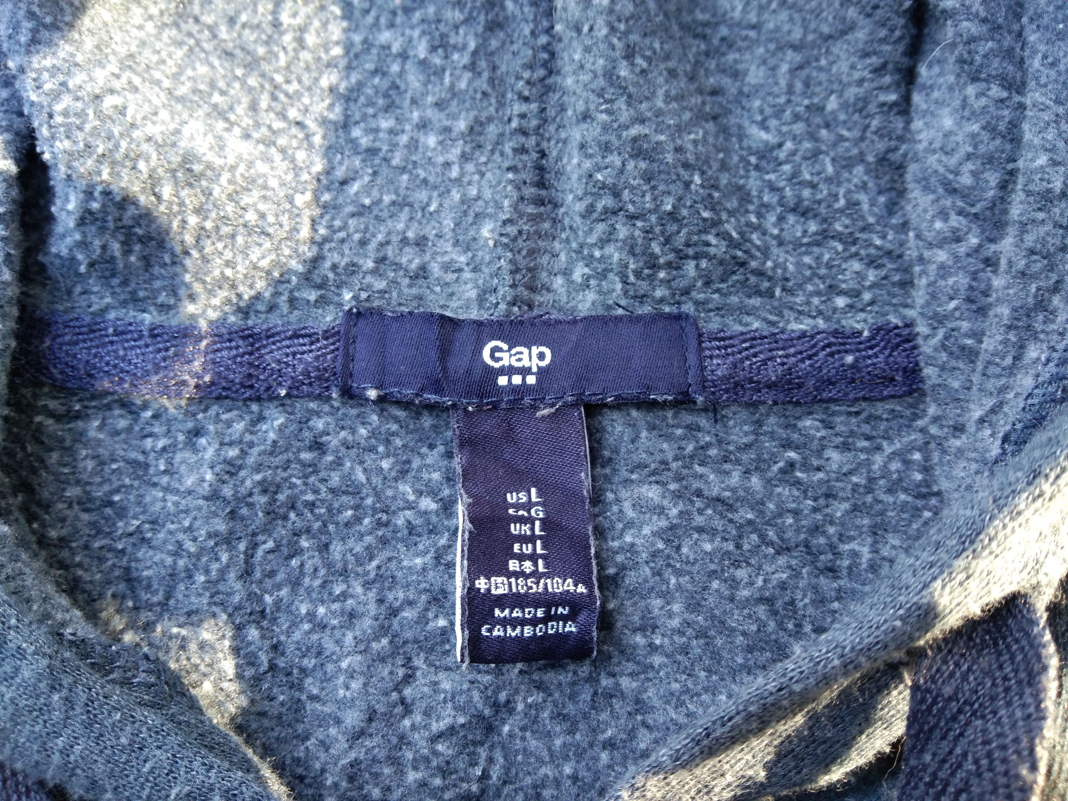 Gap VINTAGE GAP ZIPPER HOODIE Size US L / EU 52-54 / 3 - 10 Thumbnail