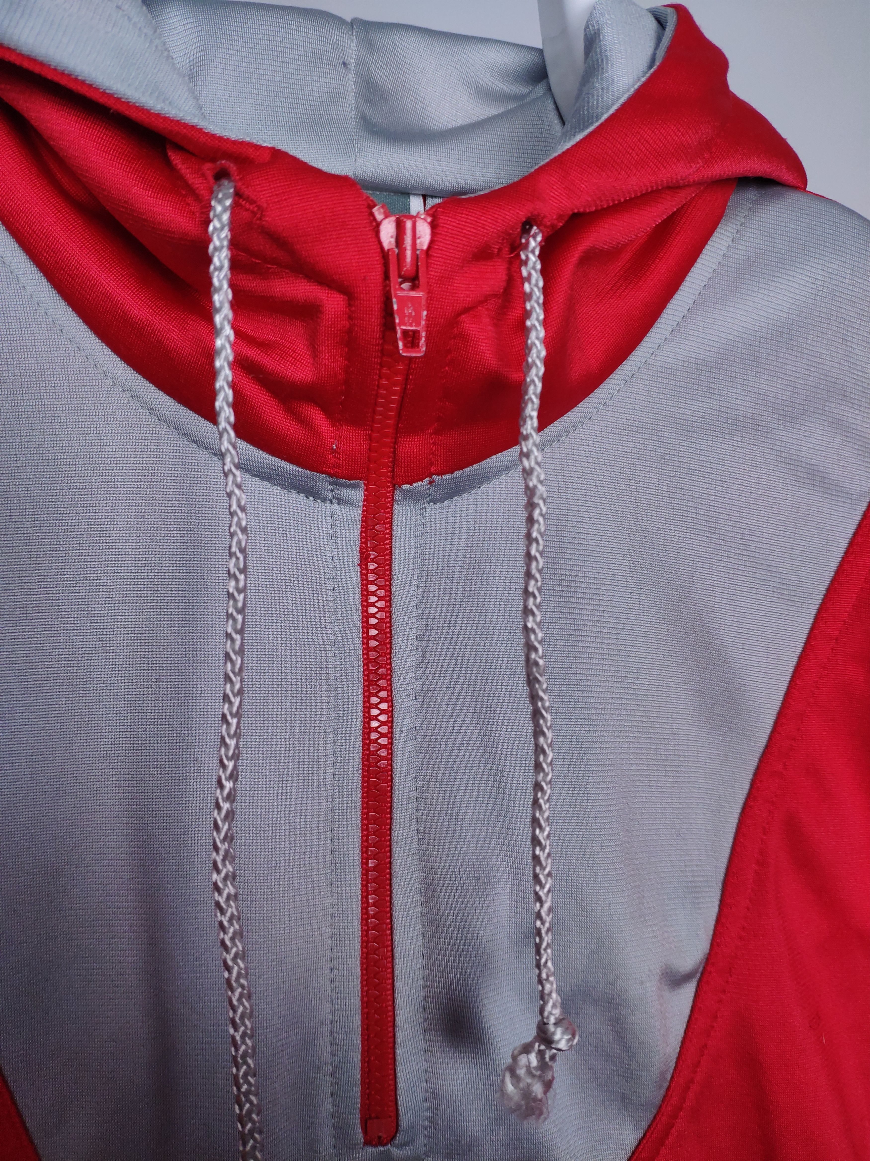 Nike × Vintage Nike vintage quarter zip sweatshirt red grey Oregon center Size US M / EU 48-50 / 2 - 2 Thumbnail