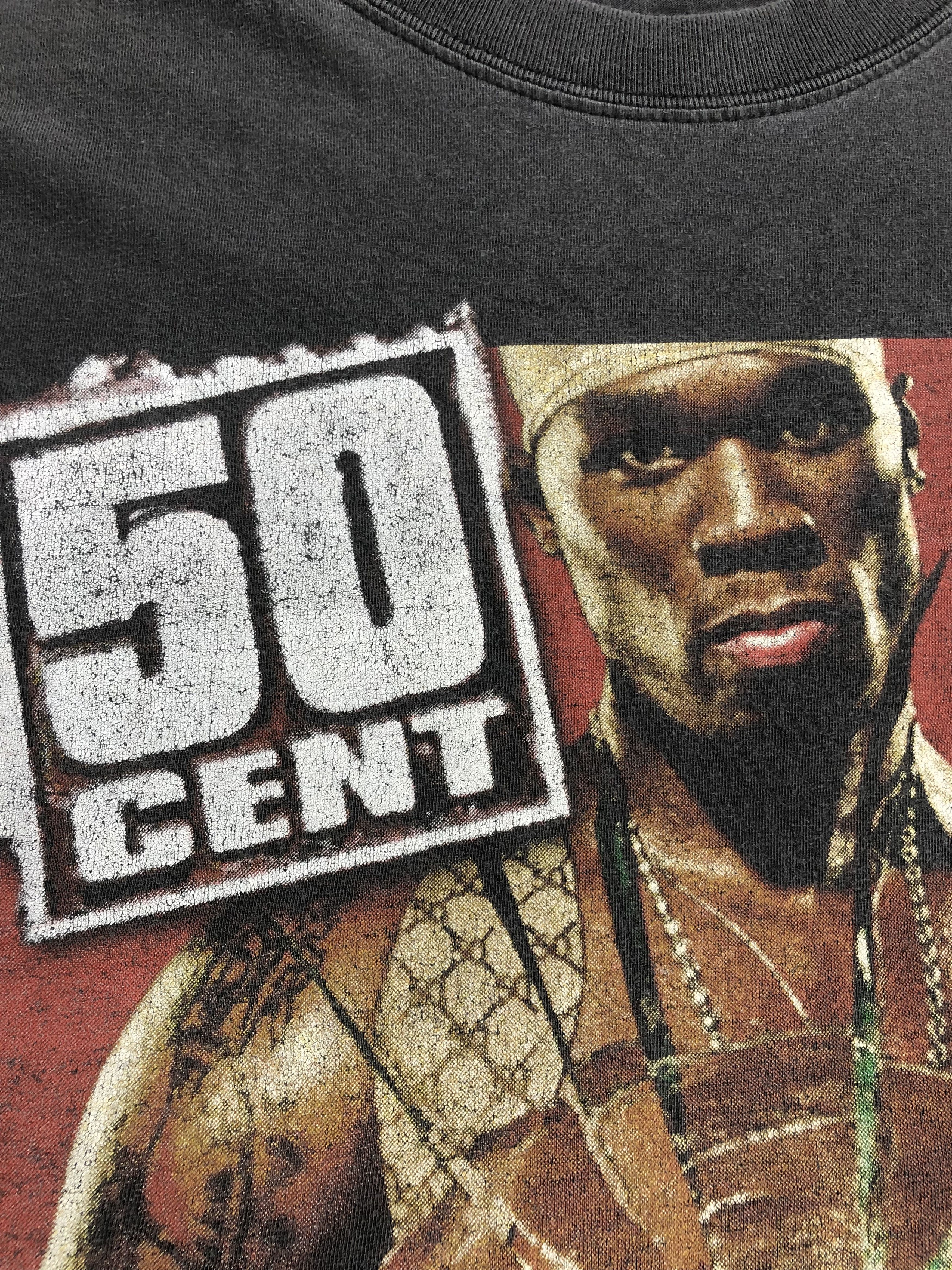 Band Tees Vintage 2003 50 Cent (Snoop Dogg Dr. Dre Ice Cube) Size US L / EU 52-54 / 3 - 4 Thumbnail