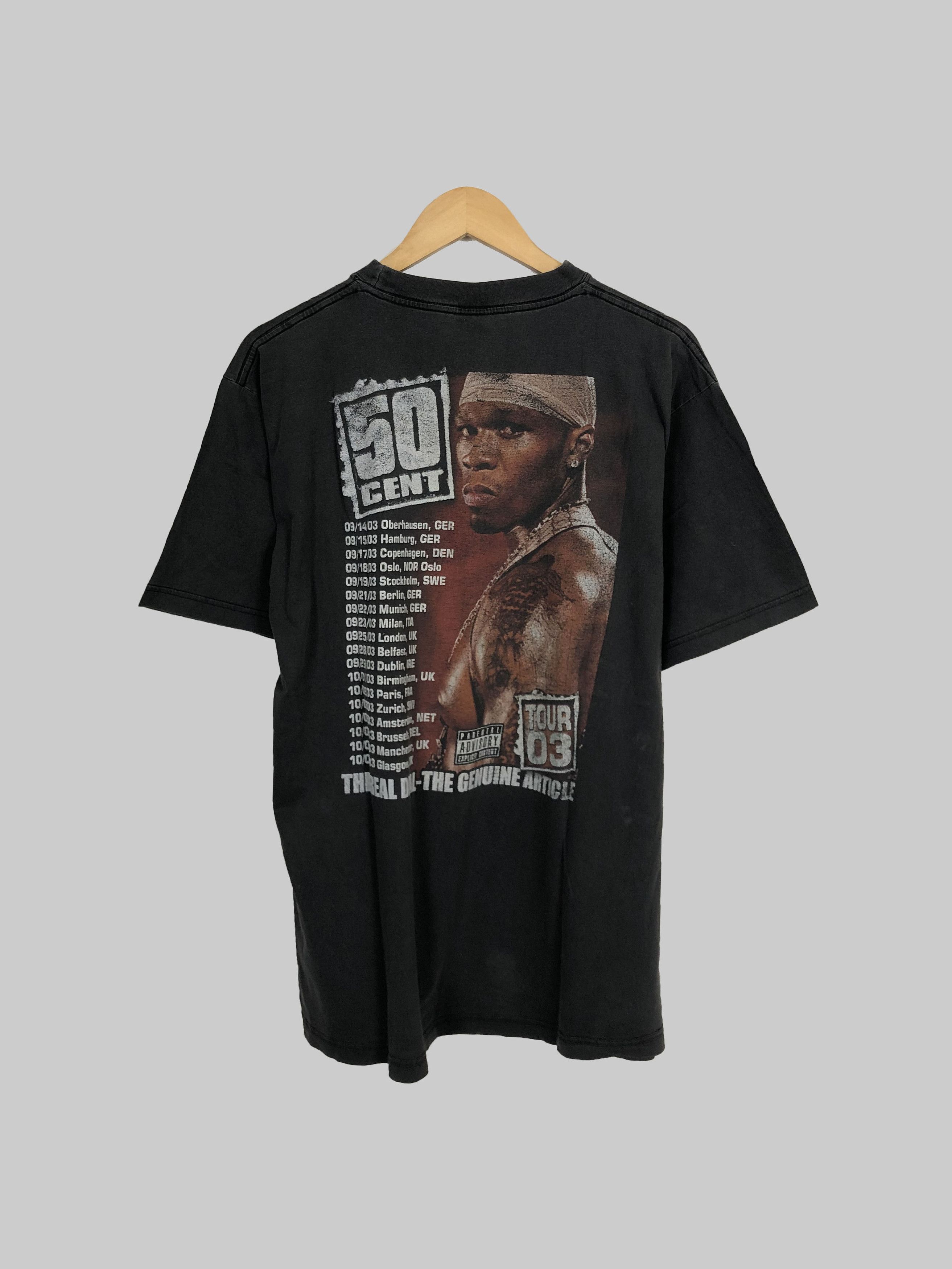 Band Tees Vintage 2003 50 Cent (Snoop Dogg Dr. Dre Ice Cube) Size US L / EU 52-54 / 3 - 2 Thumbnail
