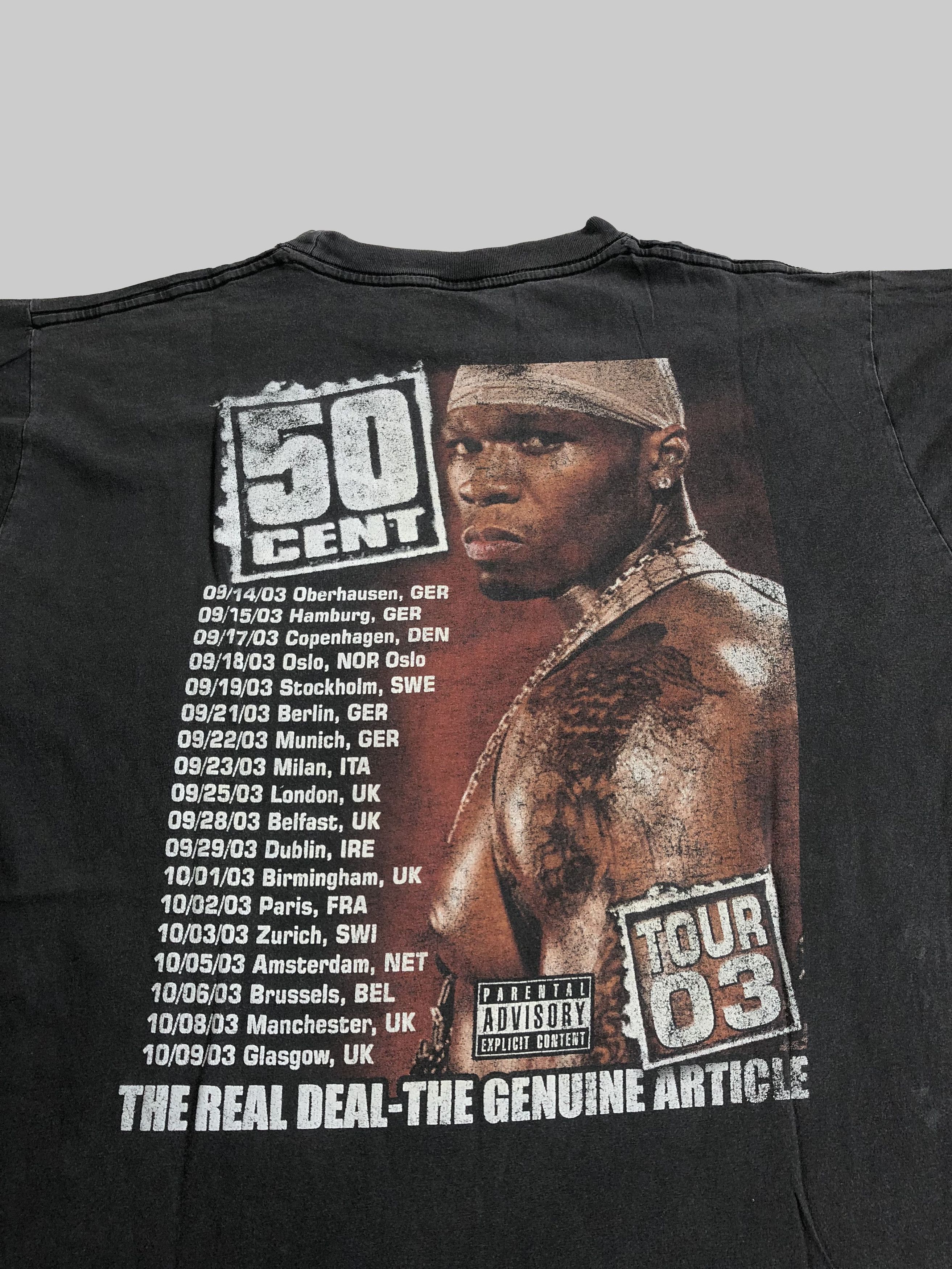 Band Tees Vintage 2003 50 Cent (Snoop Dogg Dr. Dre Ice Cube) Size US L / EU 52-54 / 3 - 7 Thumbnail
