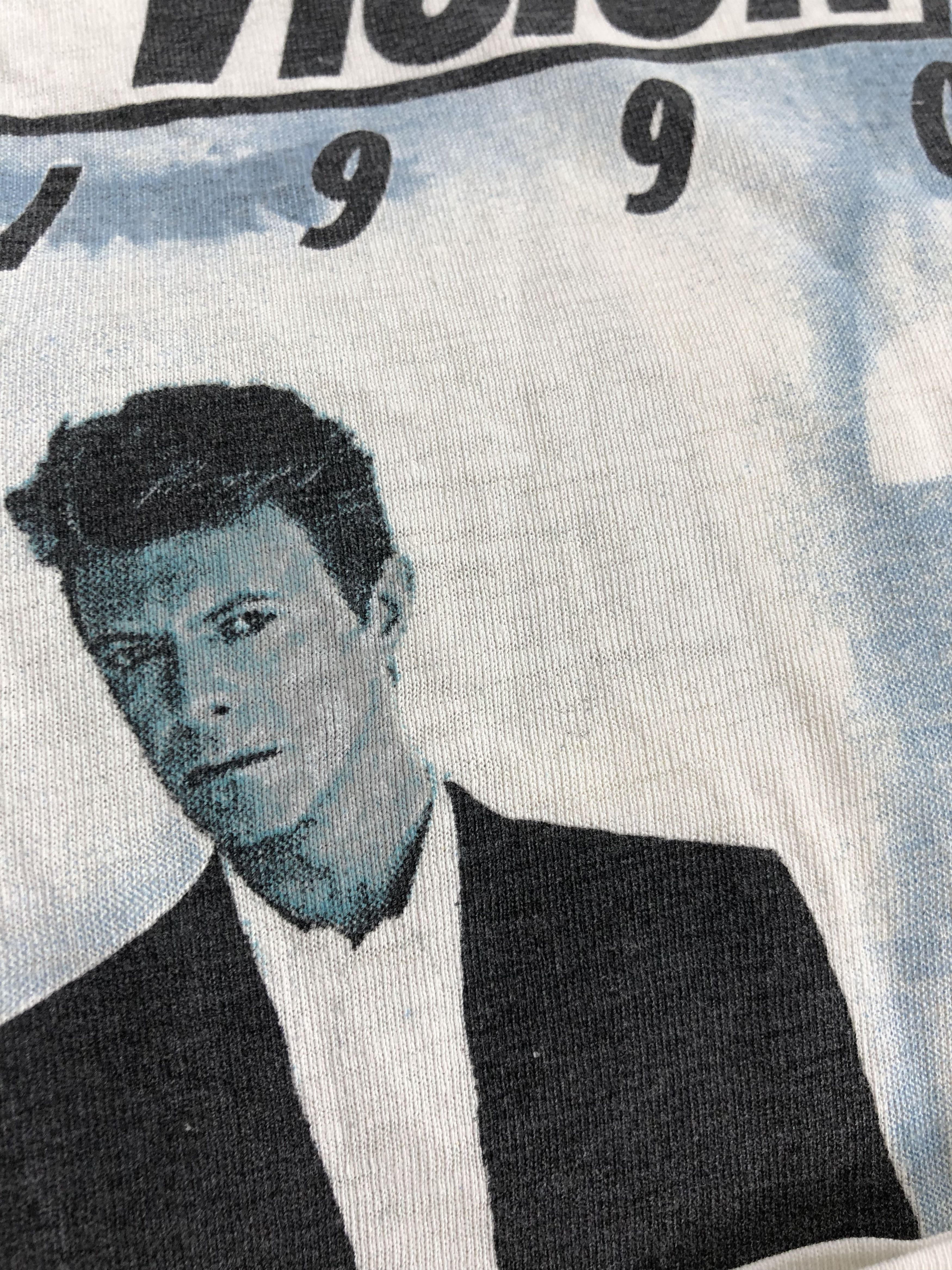 Band Tees Vintage 1990 David Bowie Sound + Vision (Iggy Pop) Size US L / EU 52-54 / 3 - 4 Thumbnail