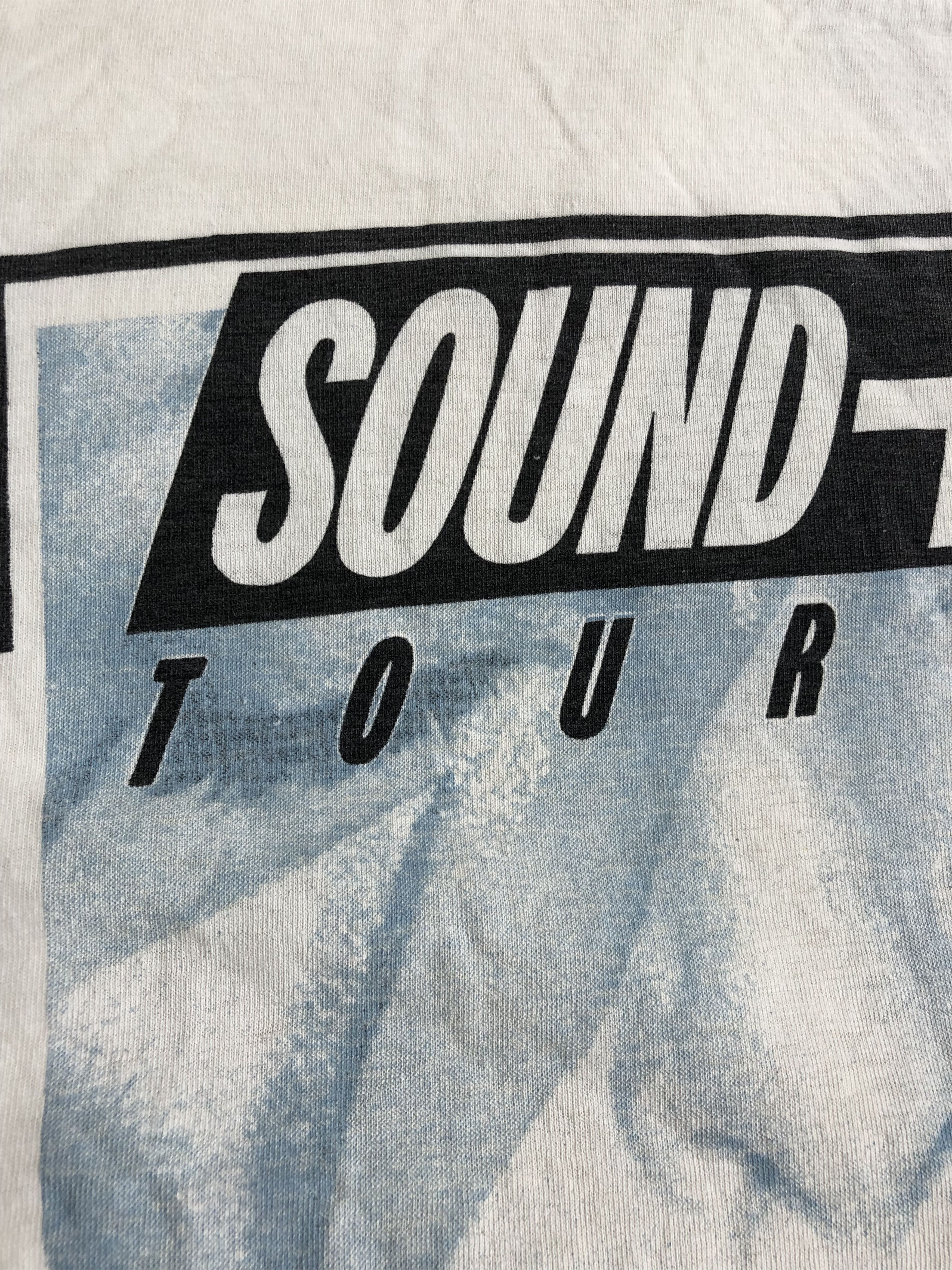 Band Tees Vintage 1990 David Bowie Sound + Vision (Iggy Pop) Size US L / EU 52-54 / 3 - 5 Thumbnail