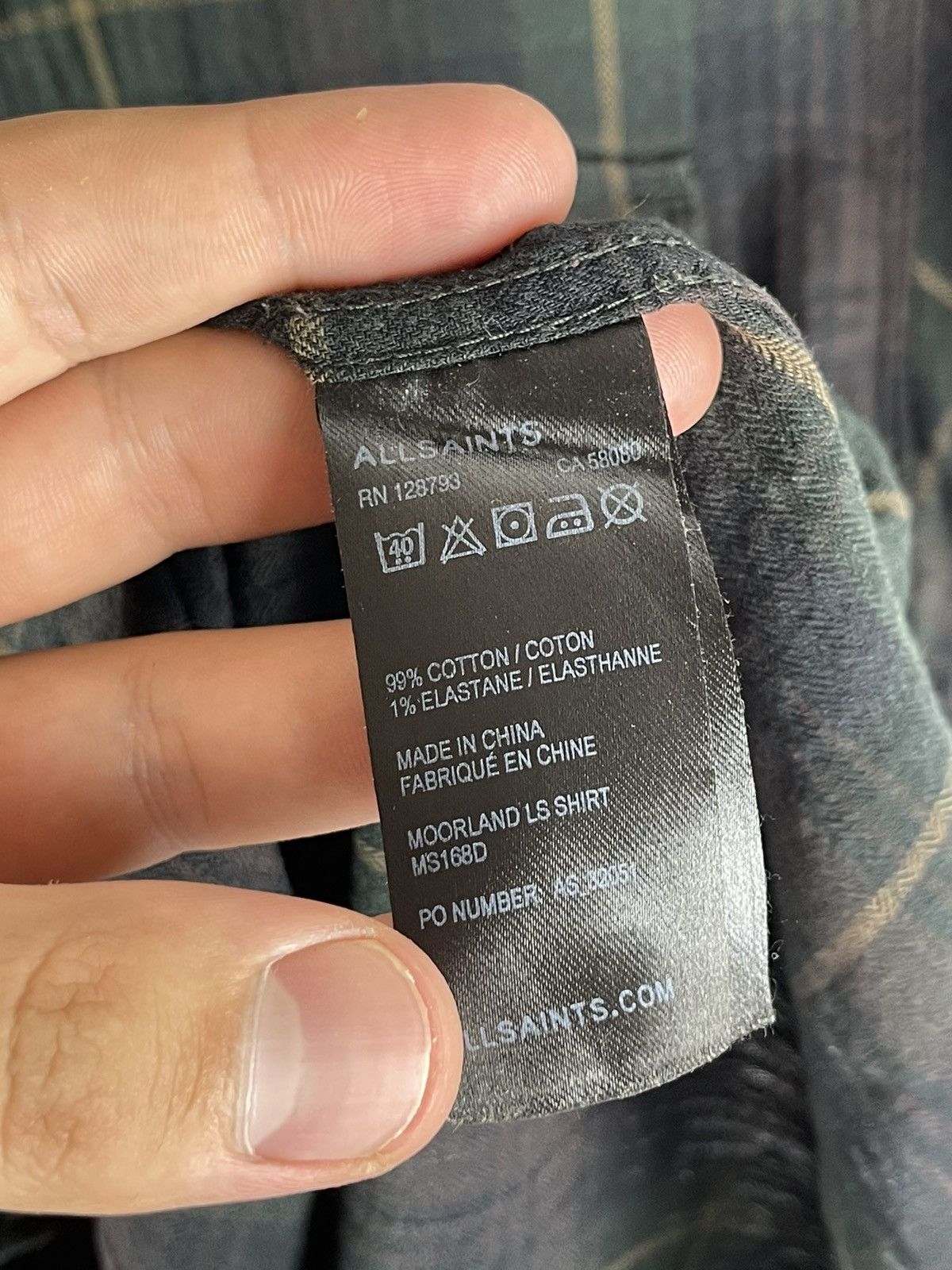Allsaints Allsaints moorland ls shirt checkered flannel plaid Size US S / EU 44-46 / 1 - 12 Thumbnail