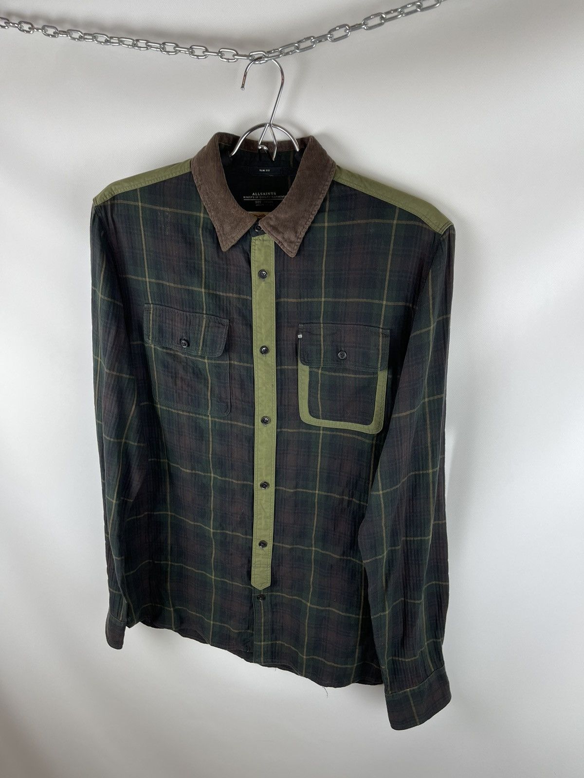 Allsaints Allsaints moorland ls shirt checkered flannel plaid Size US S / EU 44-46 / 1 - 1 Thumbnail