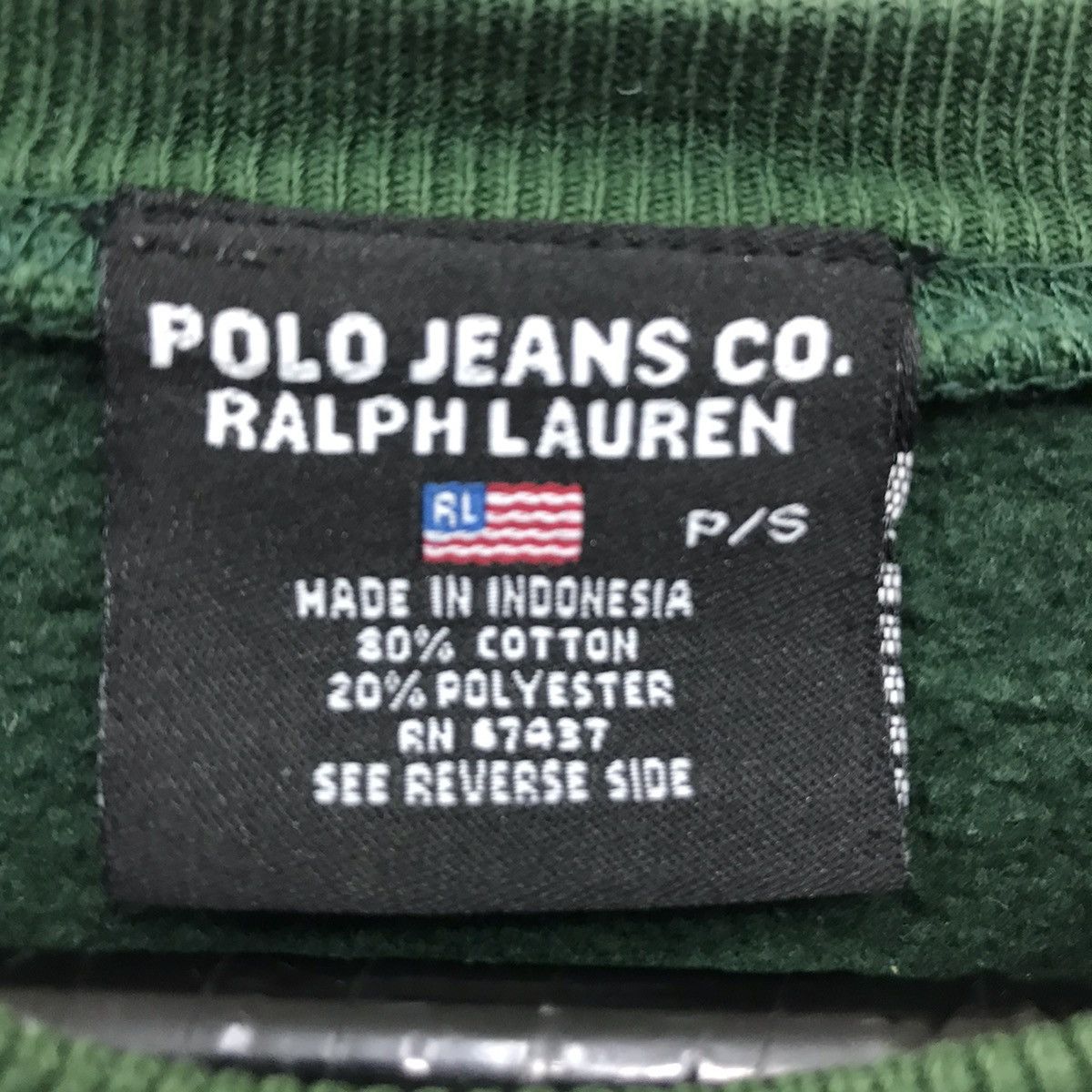 Polo Ralph Lauren × Sports Specialties × Vintage Vintage Polo Jeans Ralph Lauren Big Logo Sweatshirt Size US XS / EU 42 / 0 - 7 Thumbnail