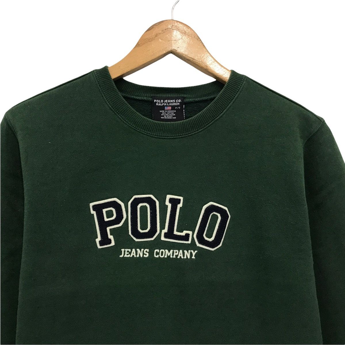 Vintage Polo Ralph online Lauren Big logo sweatshirt crewneck sweatshirt