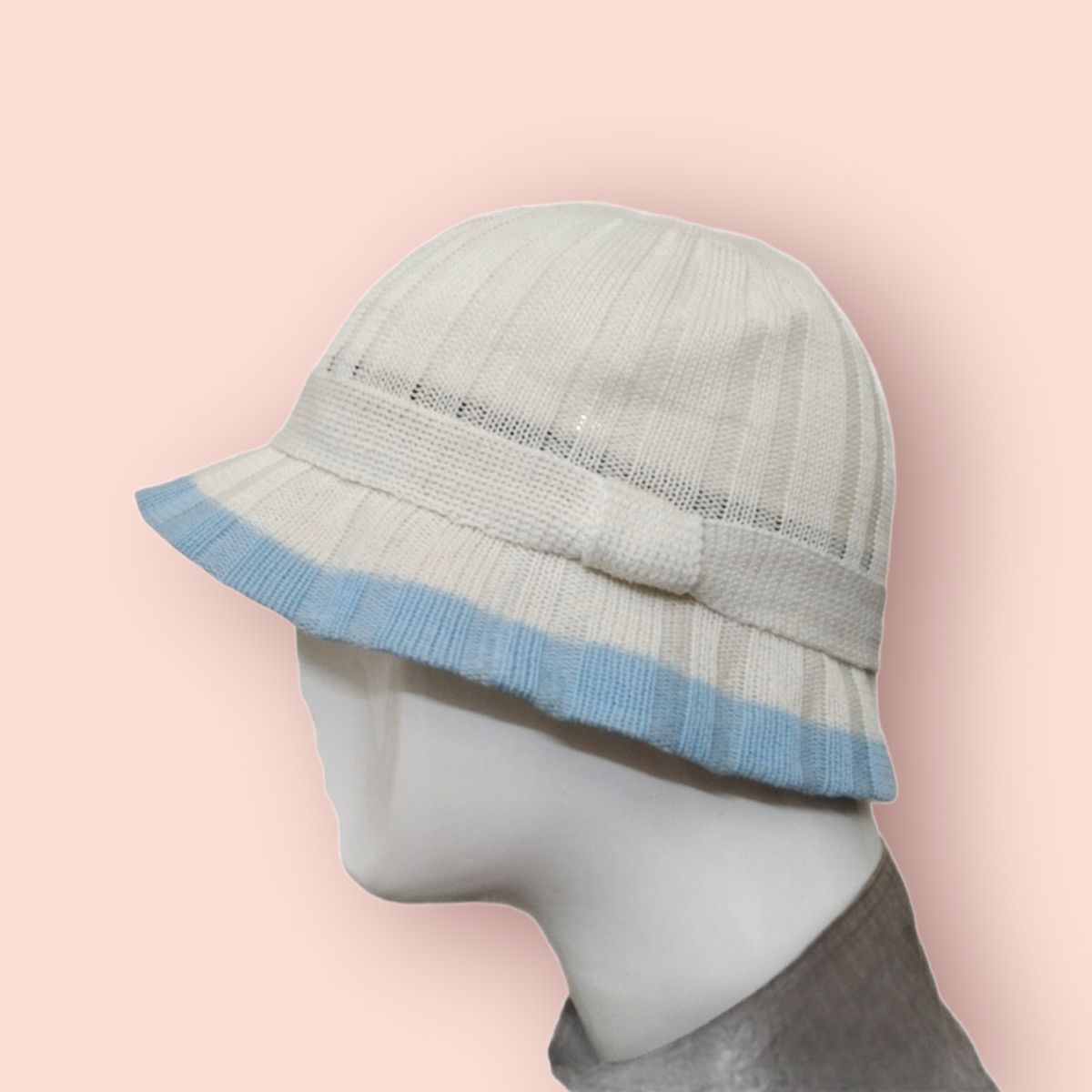 Japanese Brand M*SECOND VENTILATED MESH ROUND BUCKET HAT Size ONE SIZE - 2 Thumbnail