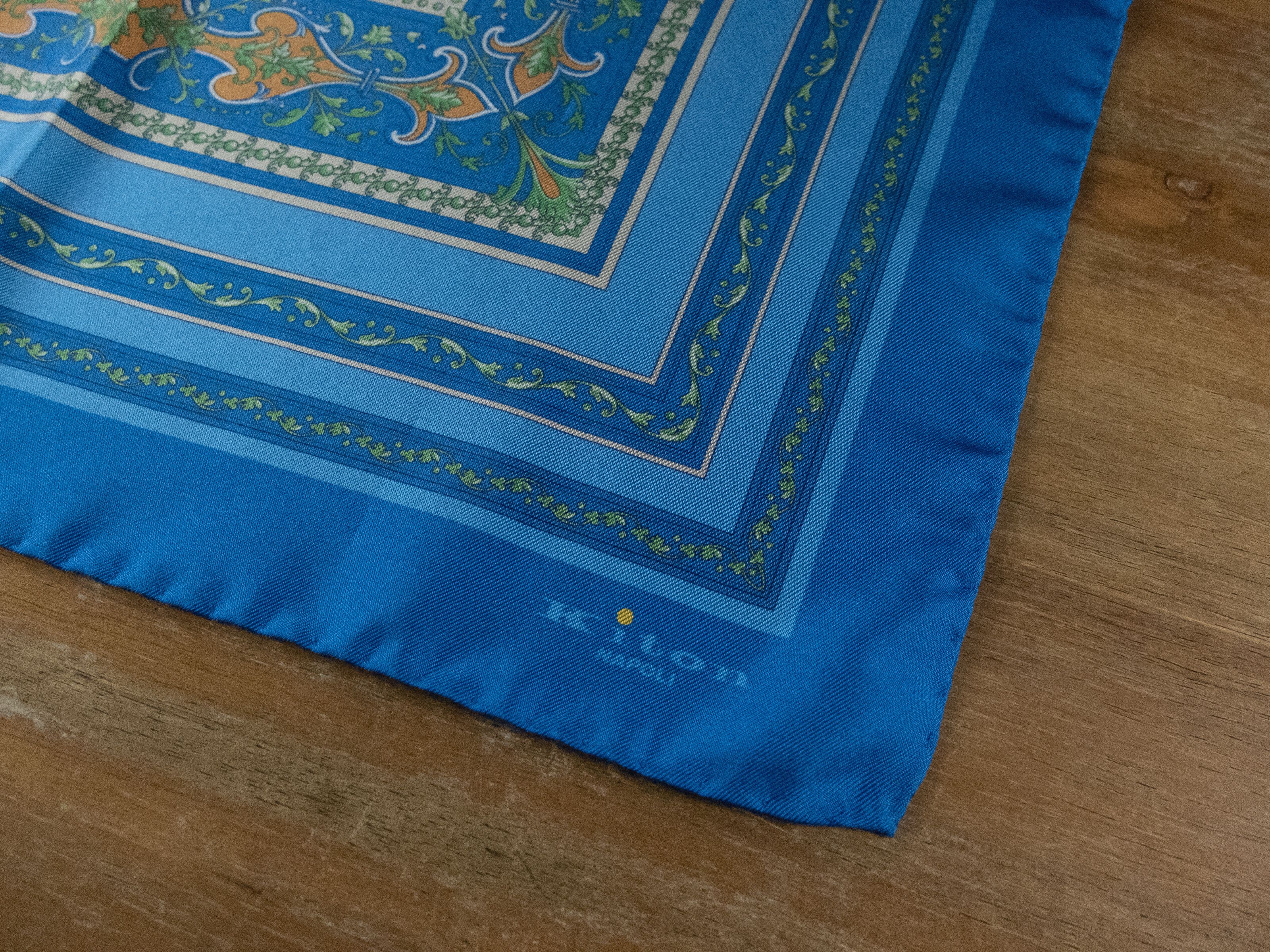 Kiton KITON Napoli blue silk pocket square authentic - NWT Size ONE SIZE - 3 Thumbnail