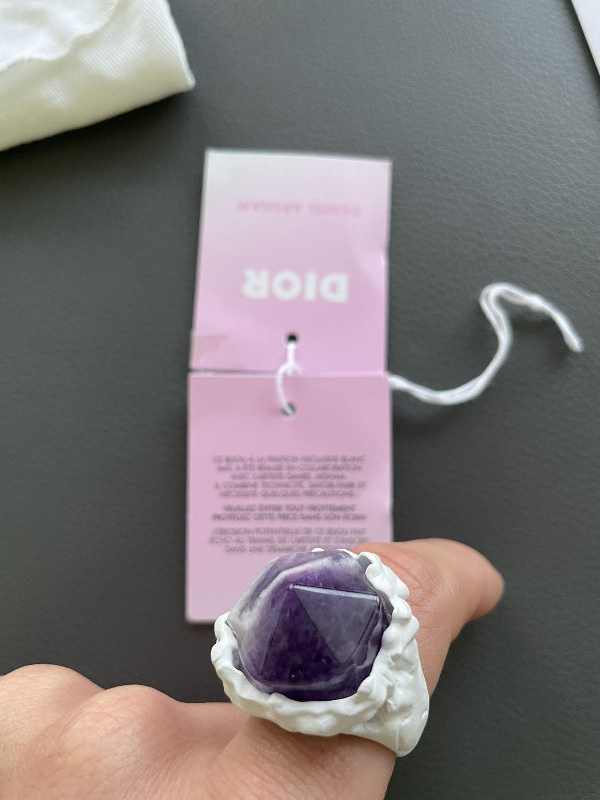 Daniel Arsham × Dior $2K Value Rare Super Runway Dior Ring Limited Edition Size ONE SIZE - 14 Thumbnail
