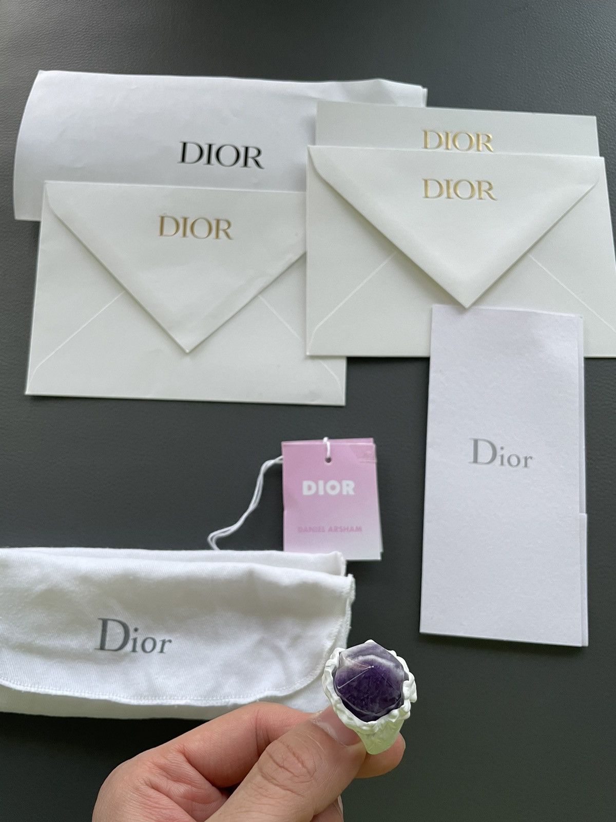 Daniel Arsham × Dior $2K Value Rare Super Runway Dior Ring Limited Edition Size ONE SIZE - 12 Thumbnail