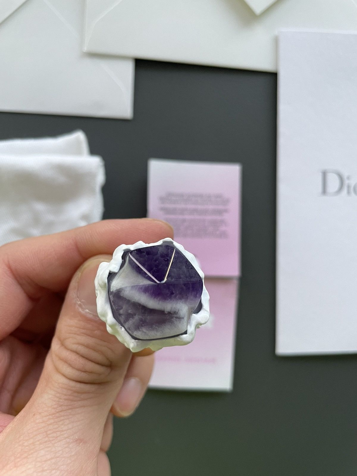 Daniel Arsham × Dior $2K Value Rare Super Runway Dior Ring Limited Edition Size ONE SIZE - 2 Thumbnail