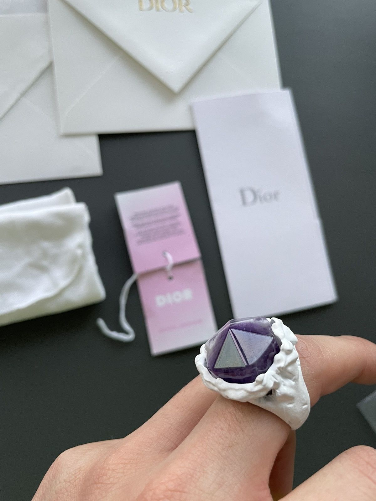 Daniel Arsham × Dior $2K Value Rare Super Runway Dior Ring Limited Edition Size ONE SIZE - 21 Thumbnail
