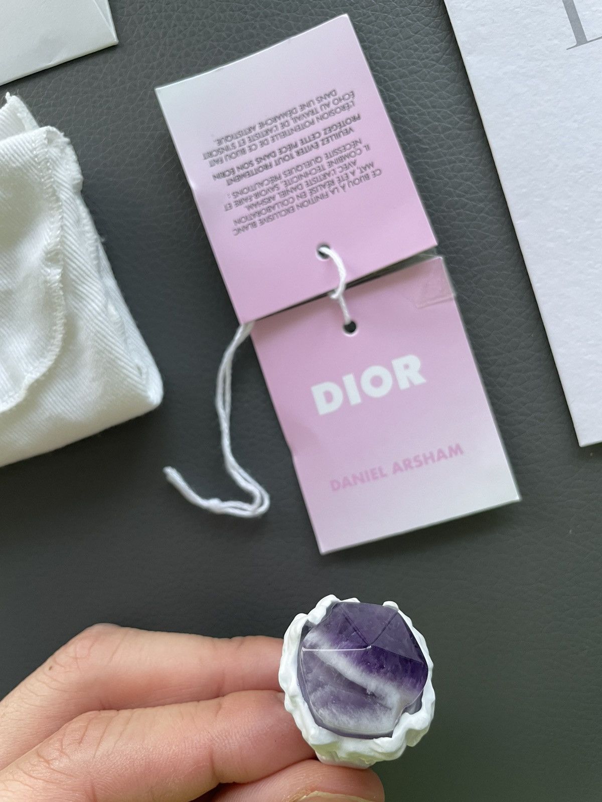 Daniel Arsham × Dior $2K Value Rare Super Runway Dior Ring Limited Edition Size ONE SIZE - 5 Thumbnail
