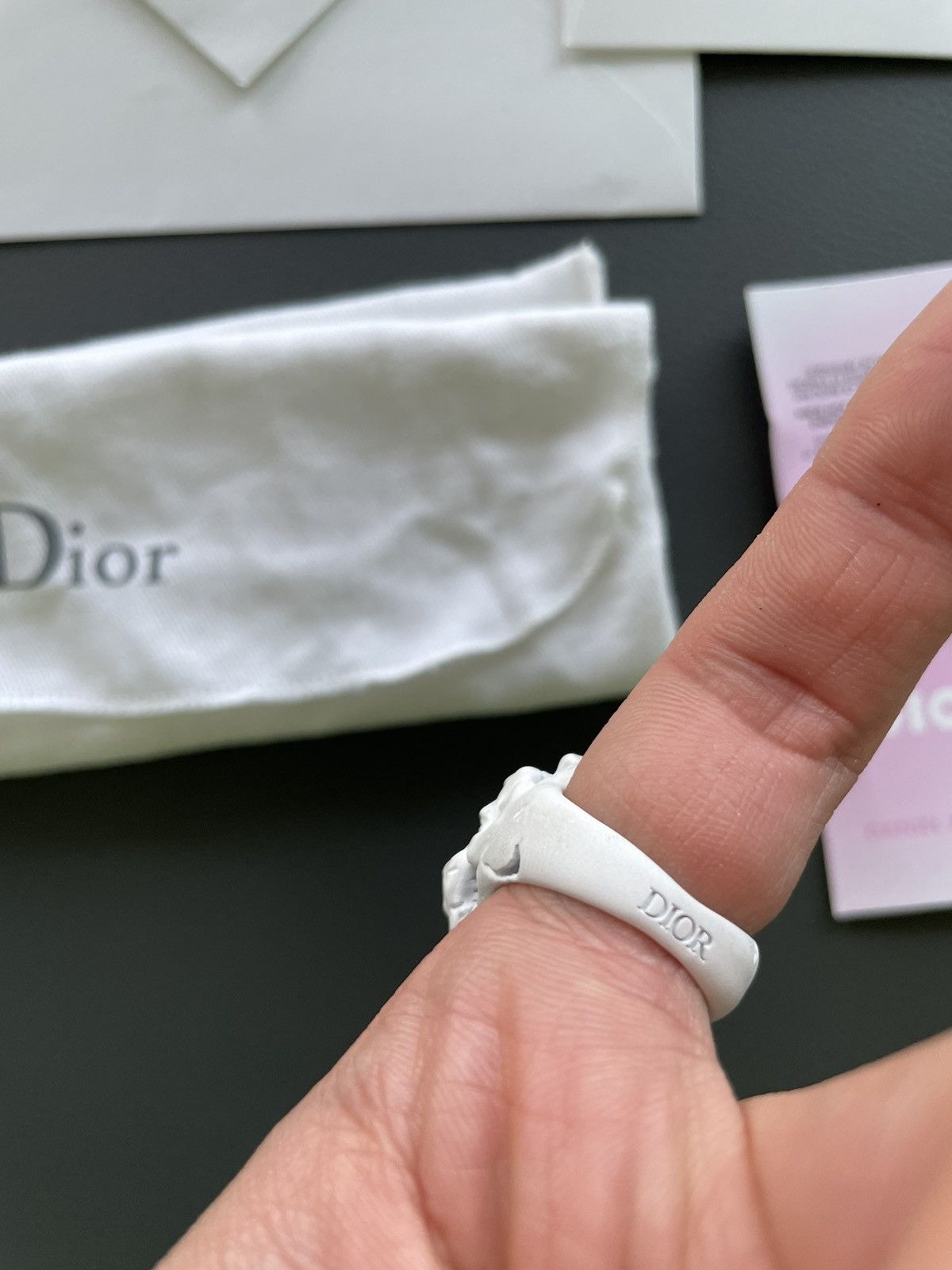 Daniel Arsham × Dior $2K Value Rare Super Runway Dior Ring Limited Edition Size ONE SIZE - 10 Thumbnail