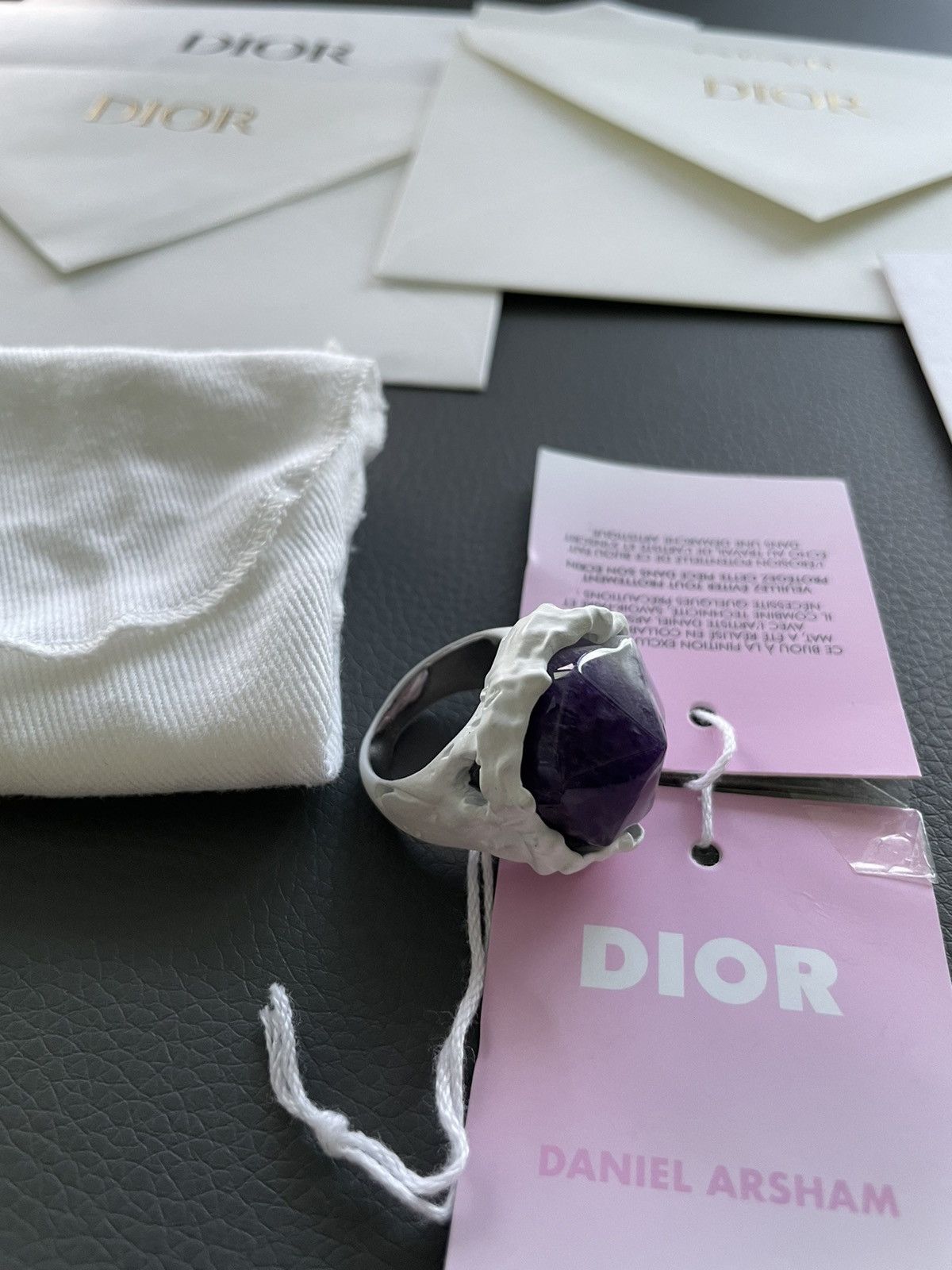 Daniel Arsham × Dior $2K Value Rare Super Runway Dior Ring Limited Edition Size ONE SIZE - 19 Thumbnail