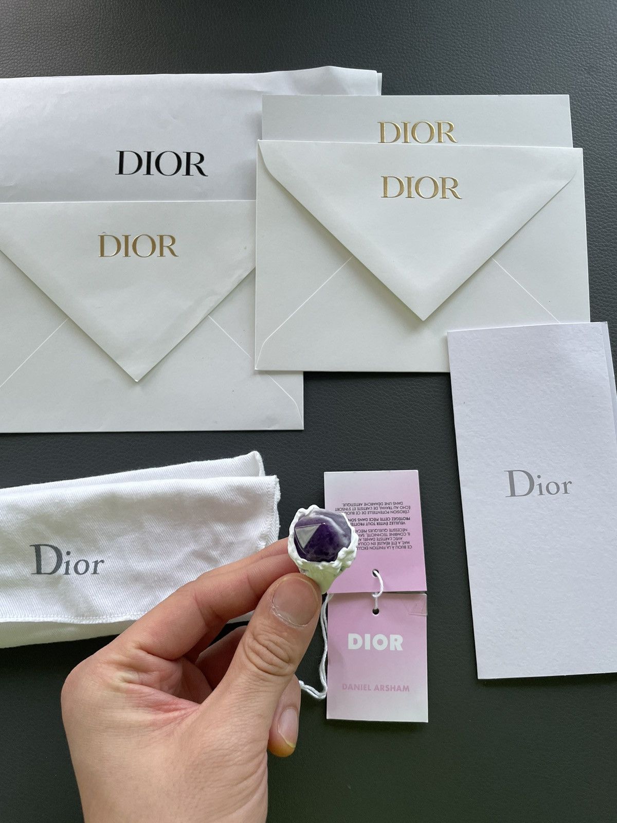 Daniel Arsham × Dior $2K Value Rare Super Runway Dior Ring Limited Edition Size ONE SIZE - 15 Thumbnail