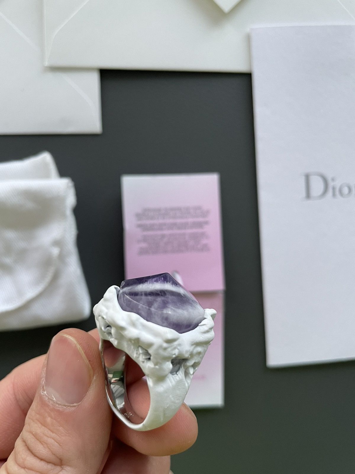 Daniel Arsham × Dior $2K Value Rare Super Runway Dior Ring Limited Edition Size ONE SIZE - 4 Thumbnail