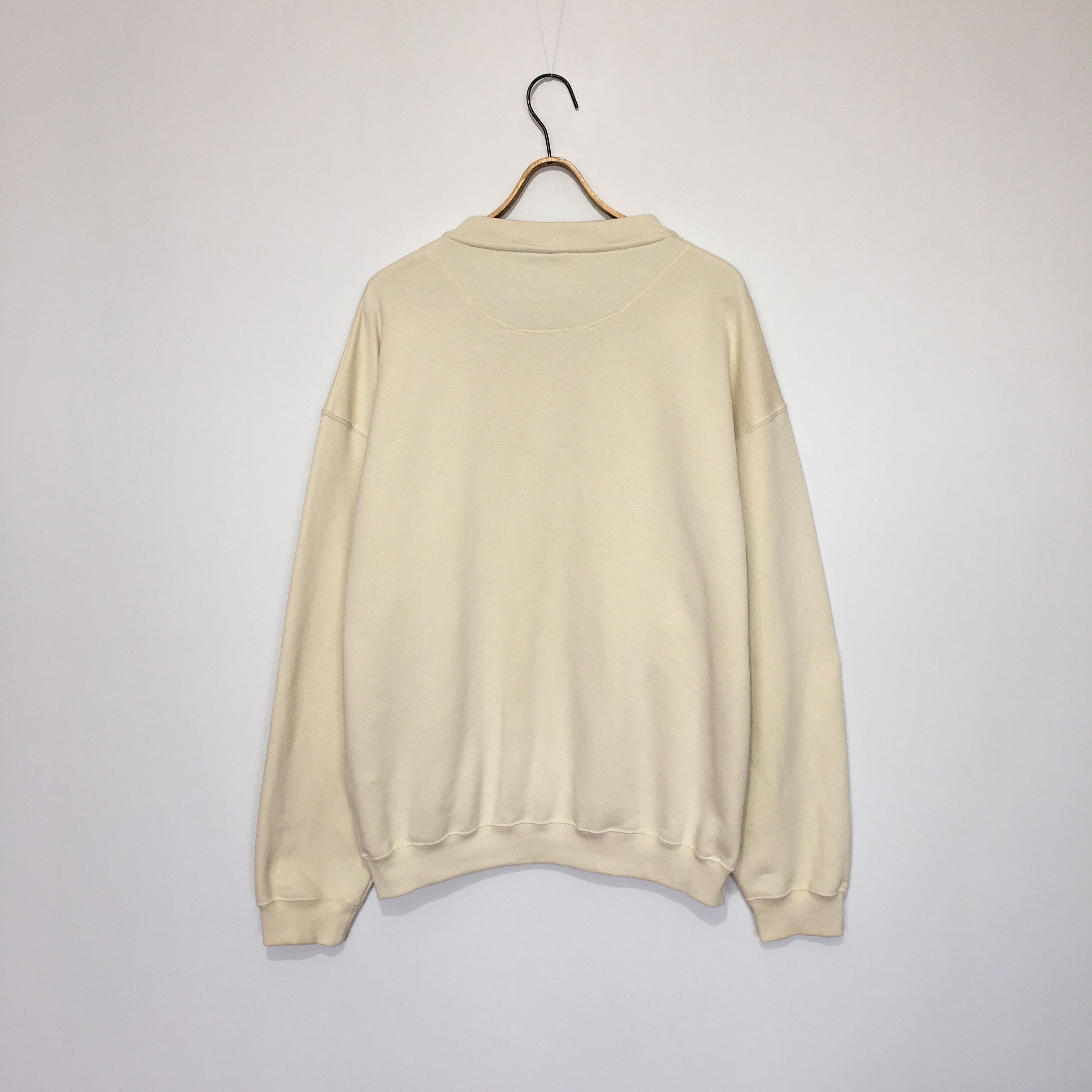 Puma × Vintage Puma Vintage Big Logo Cream Beige Oversized Sweatshirt Size US XXL / EU 58 / 5 - 2 Thumbnail
