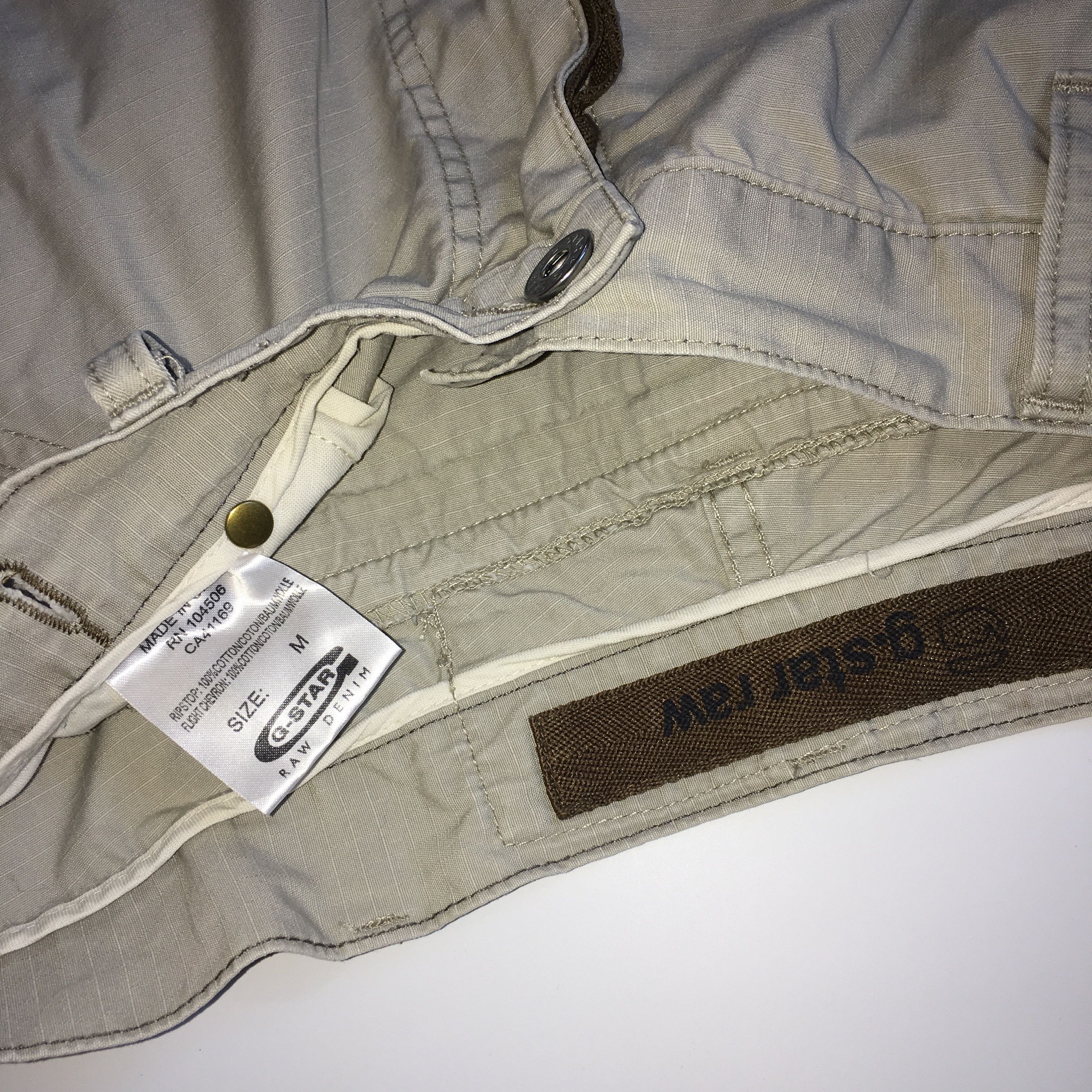 G-Star G Star Raw Beige Cargo Shorts Size 31 Size US 31 - 5 Thumbnail