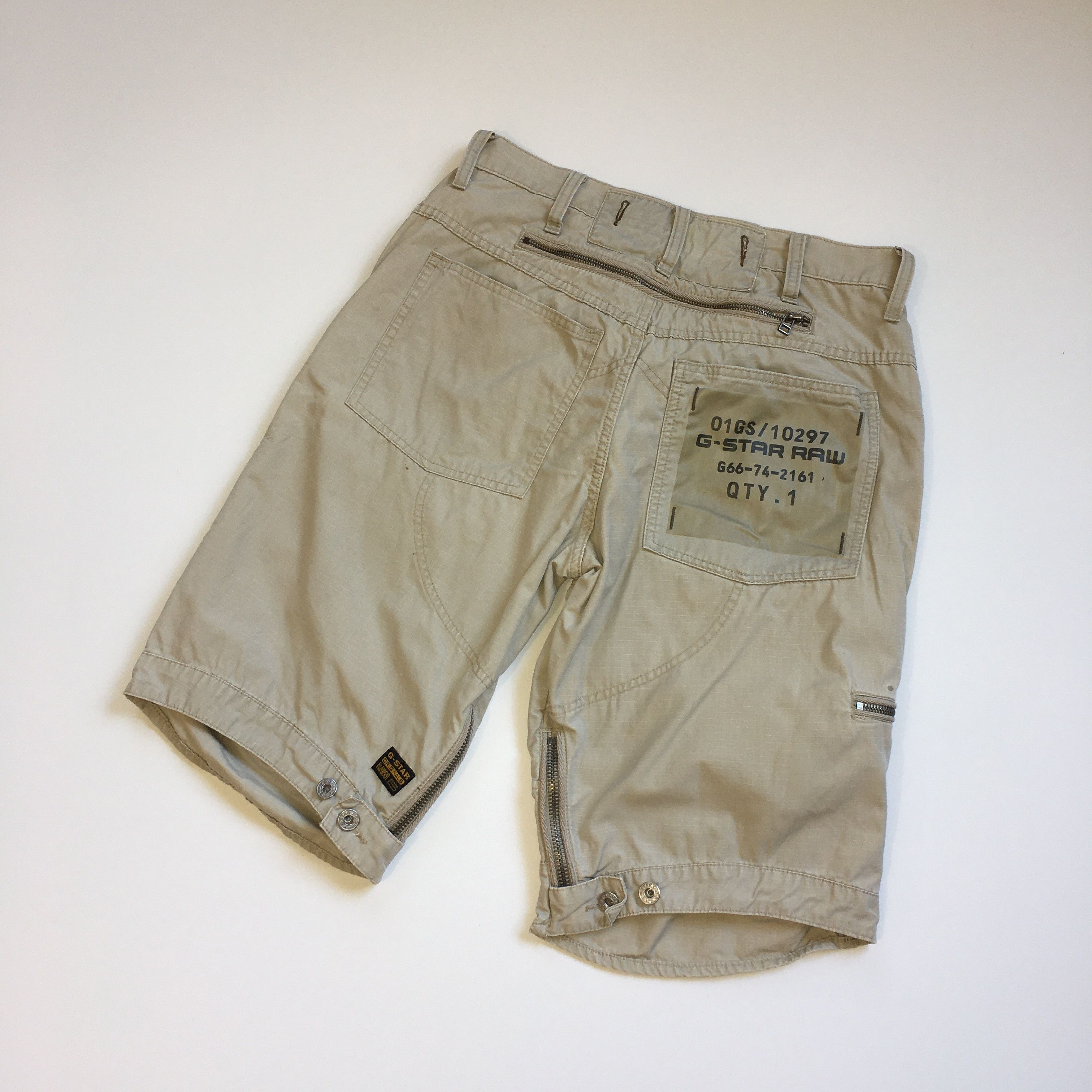 G-Star G Star Raw Beige Cargo Shorts Size 31 Size US 31 - 1 Thumbnail