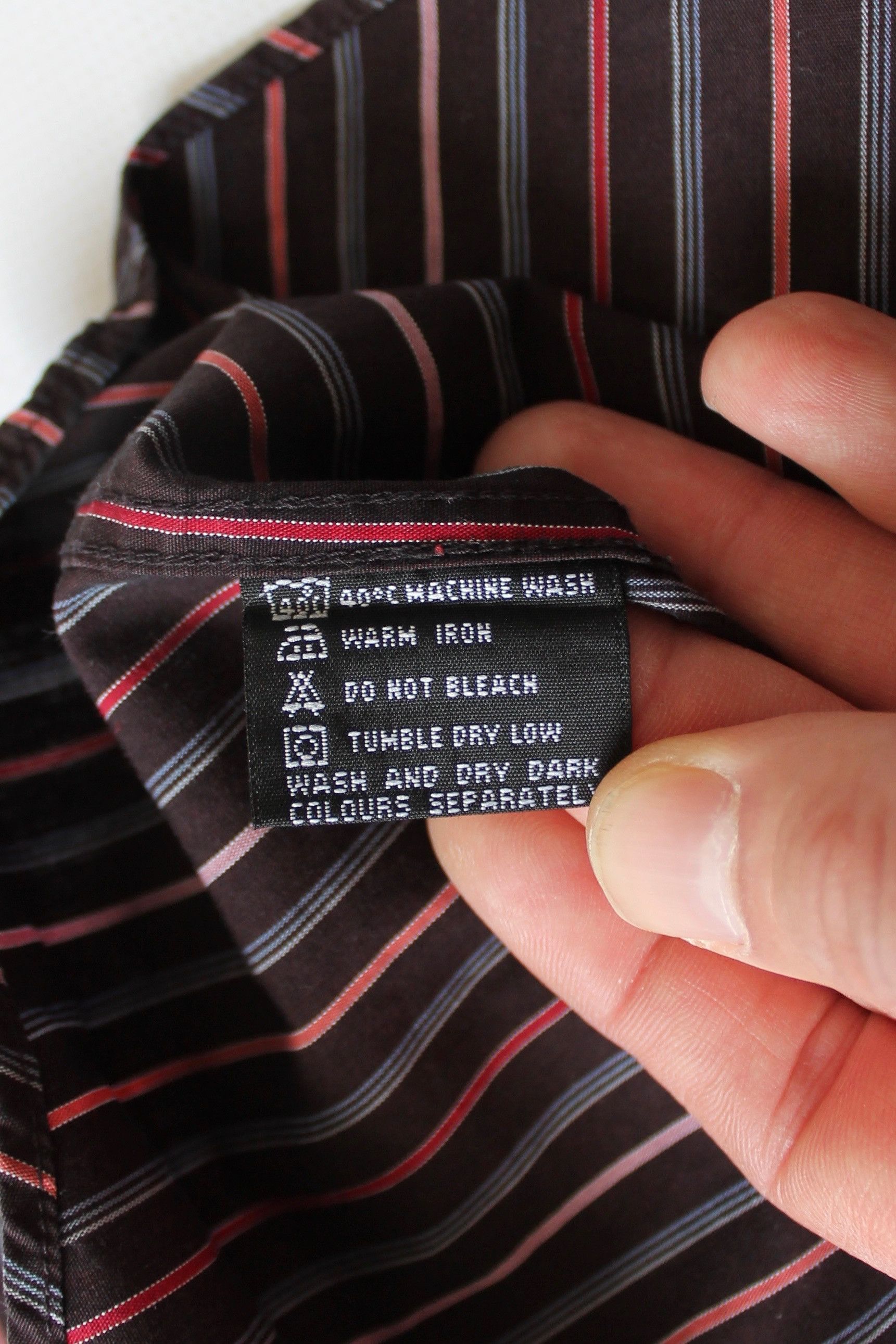 Balmain BALMAIN Striped Shirt long sleeve Cotton Size US L / EU 52-54 / 3 - 13 Thumbnail