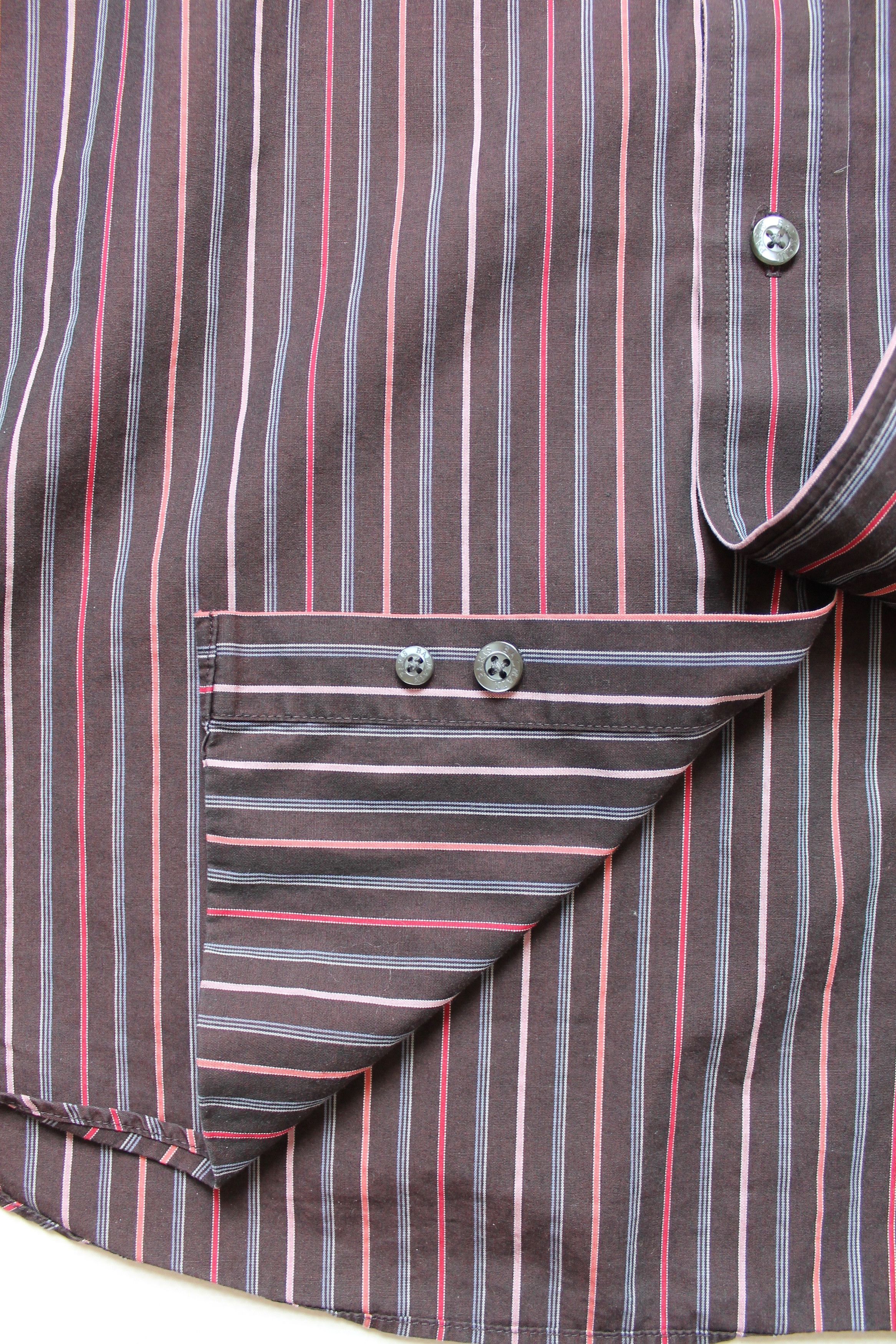 Balmain BALMAIN Striped Shirt long sleeve Cotton Size US L / EU 52-54 / 3 - 12 Thumbnail