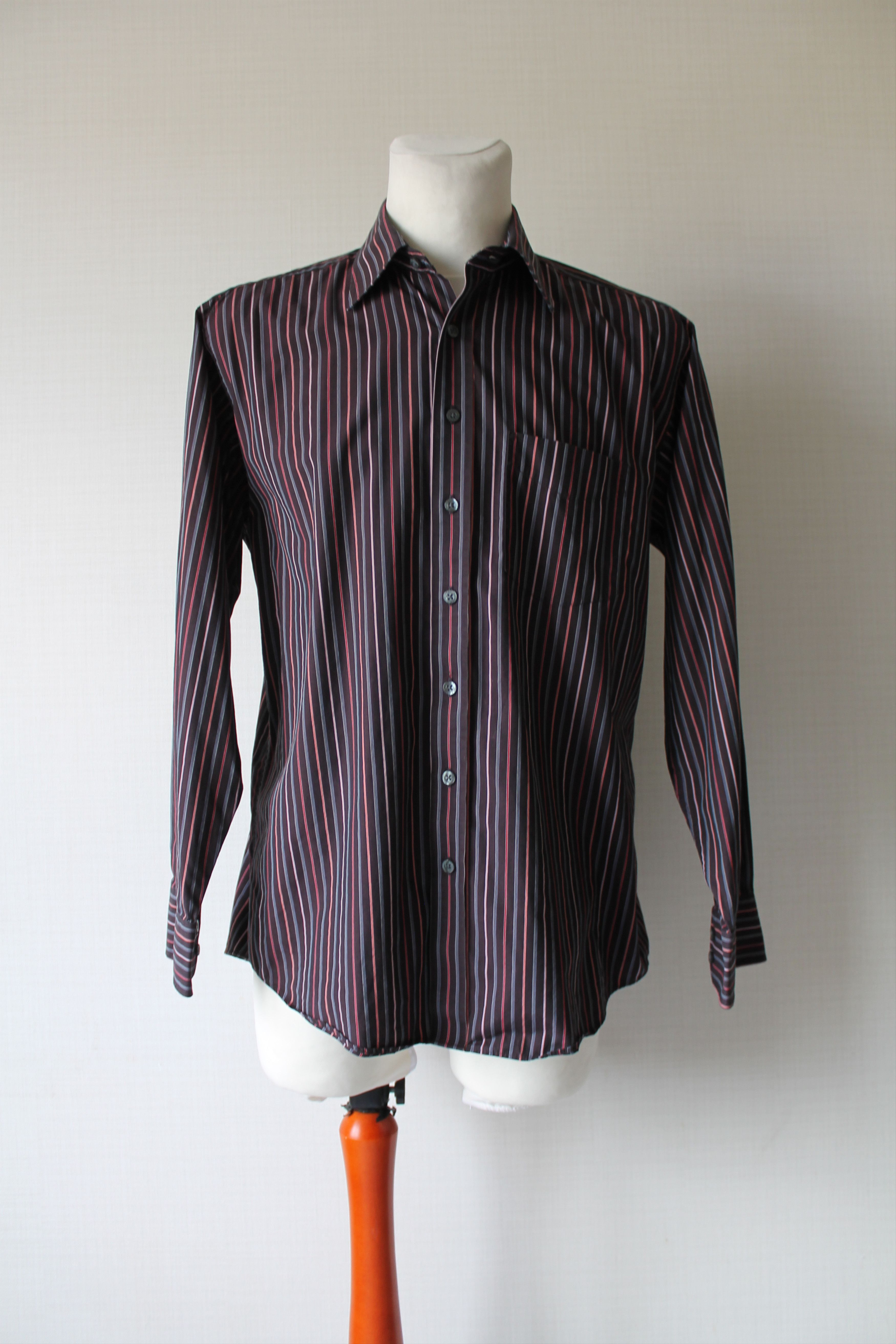 Balmain BALMAIN Striped Shirt long sleeve Cotton Size US L / EU 52-54 / 3 - 5 Thumbnail