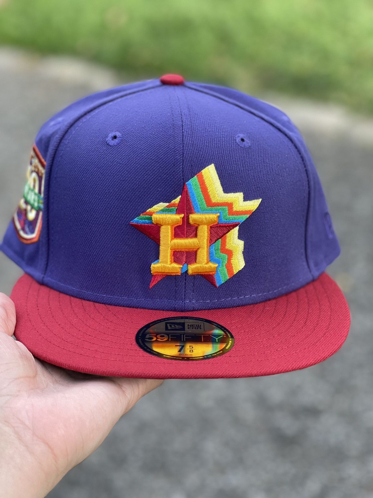 Houston Astros shops Fitted Hat 7 5/8 (Myfitteds)