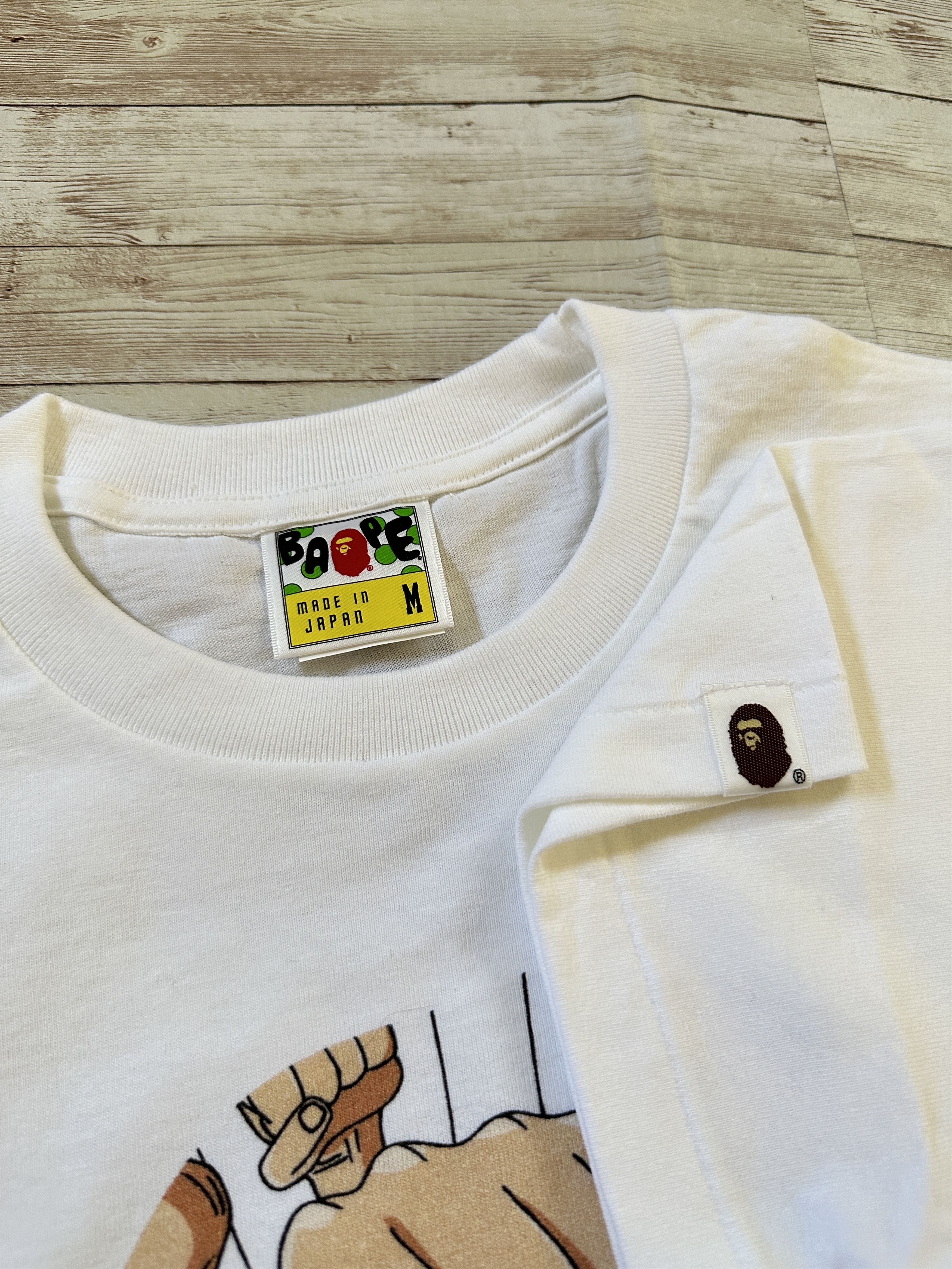 Bape One Piece Luffy Gum Gum Gatling Tee Size US M / EU 48-50 / 2 - 3 Thumbnail