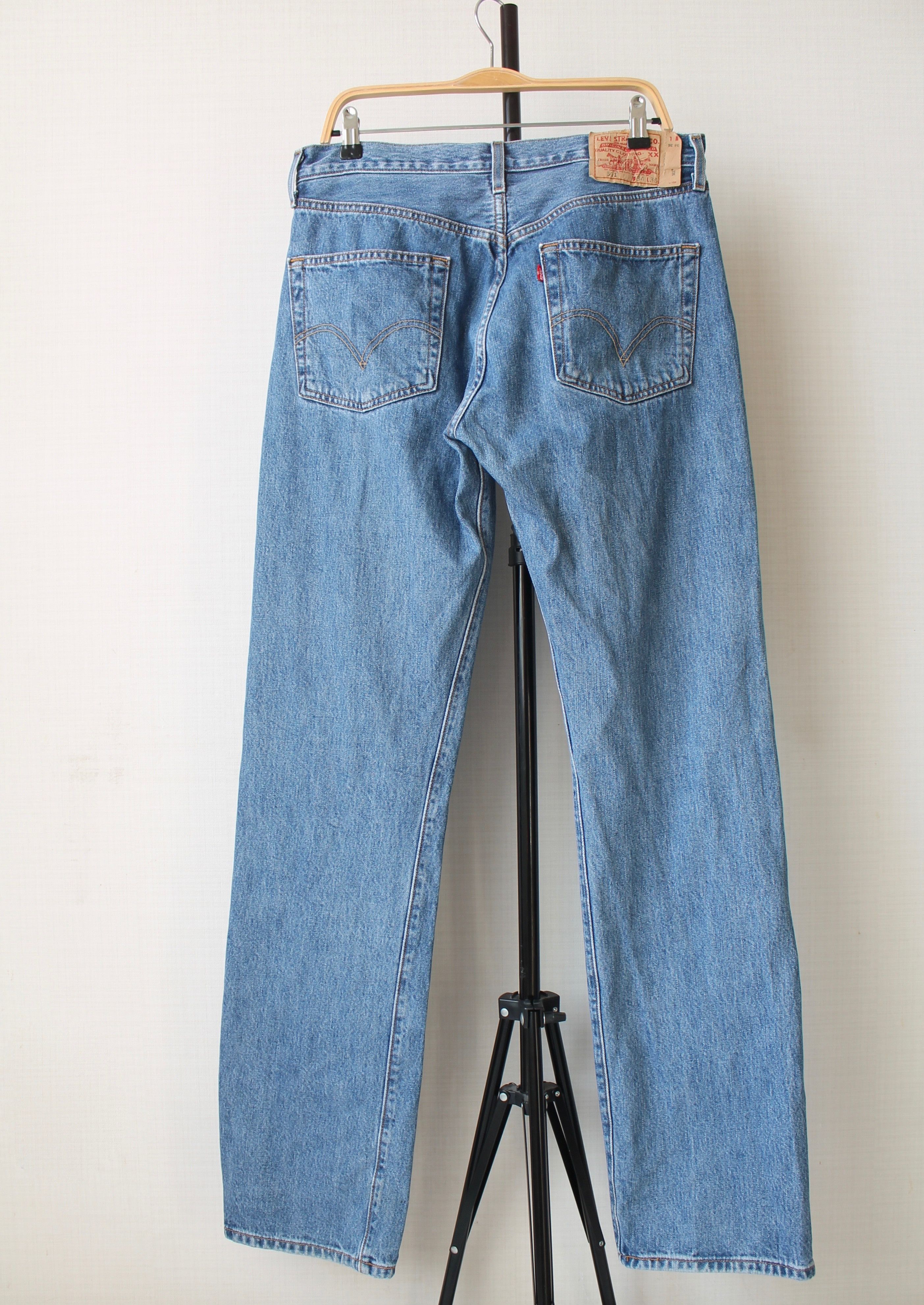 Levi's 1993 RARE Levi's 501 blue denim Pants Long 36 Kurt Cobain Size US 34 / EU 50 - 3 Thumbnail