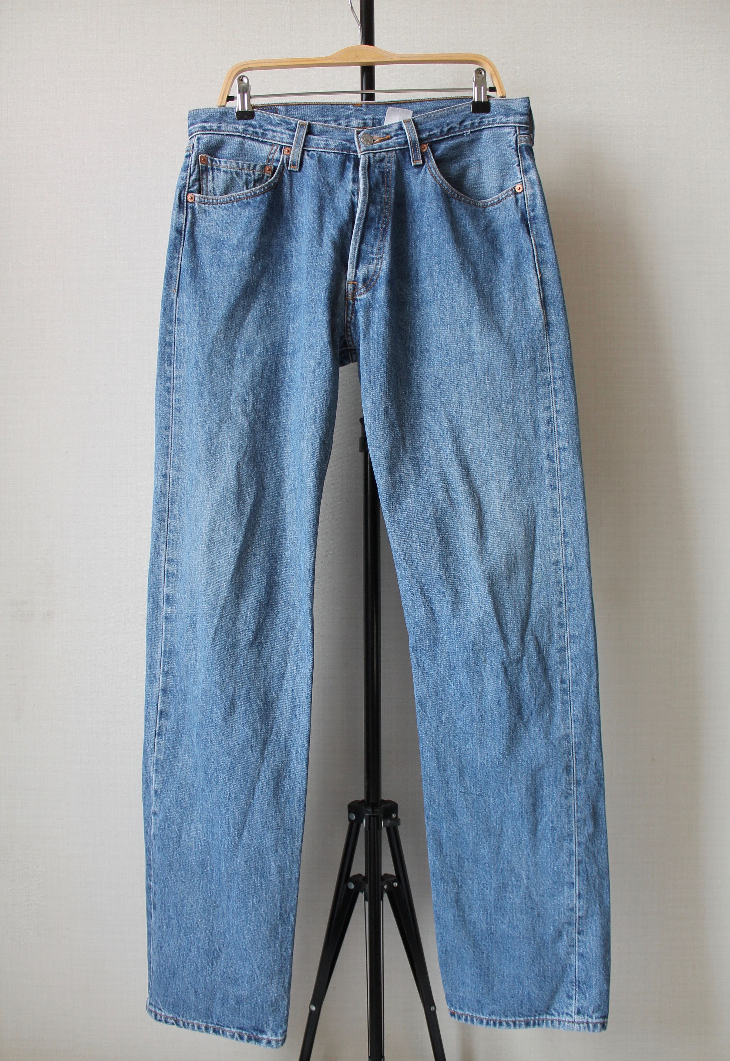 Levi's 1993 RARE Levi's 501 blue denim Pants Long 36 Kurt Cobain Size US 34 / EU 50 - 2 Thumbnail