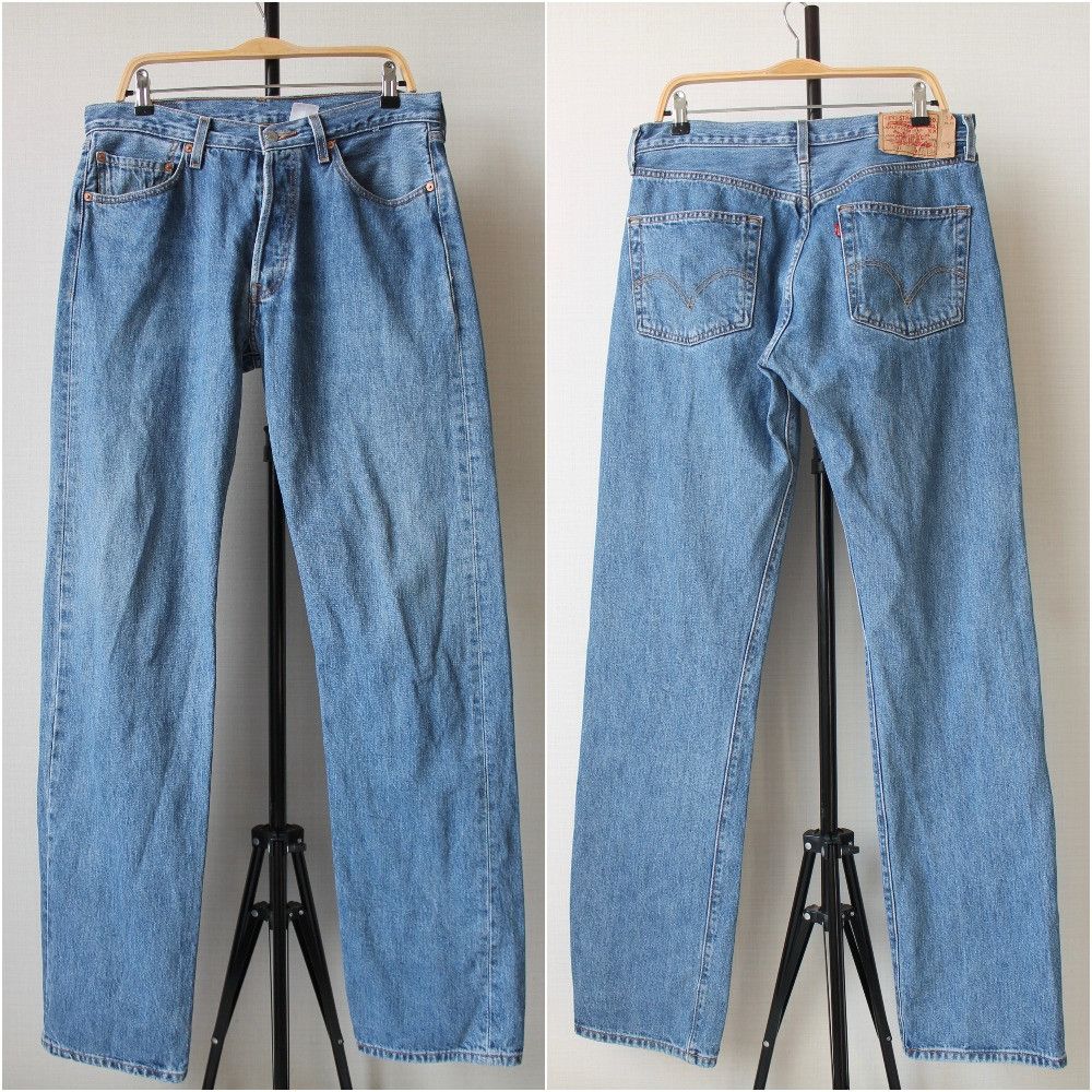 Levi's 1993 RARE Levi's 501 blue denim Pants Long 36 Kurt Cobain Size US 34 / EU 50 - 1 Thumbnail
