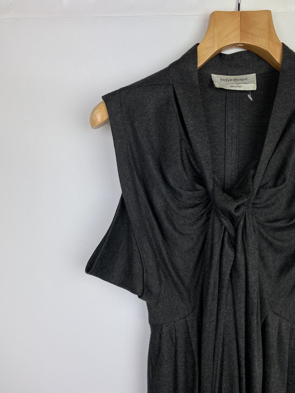 Vintage × Yves Saint Laurent Beautiful YSL Yves Saint Laurent sleeveless viscose dress Size XS / US 0-2 / IT 36-38 - 3 Thumbnail