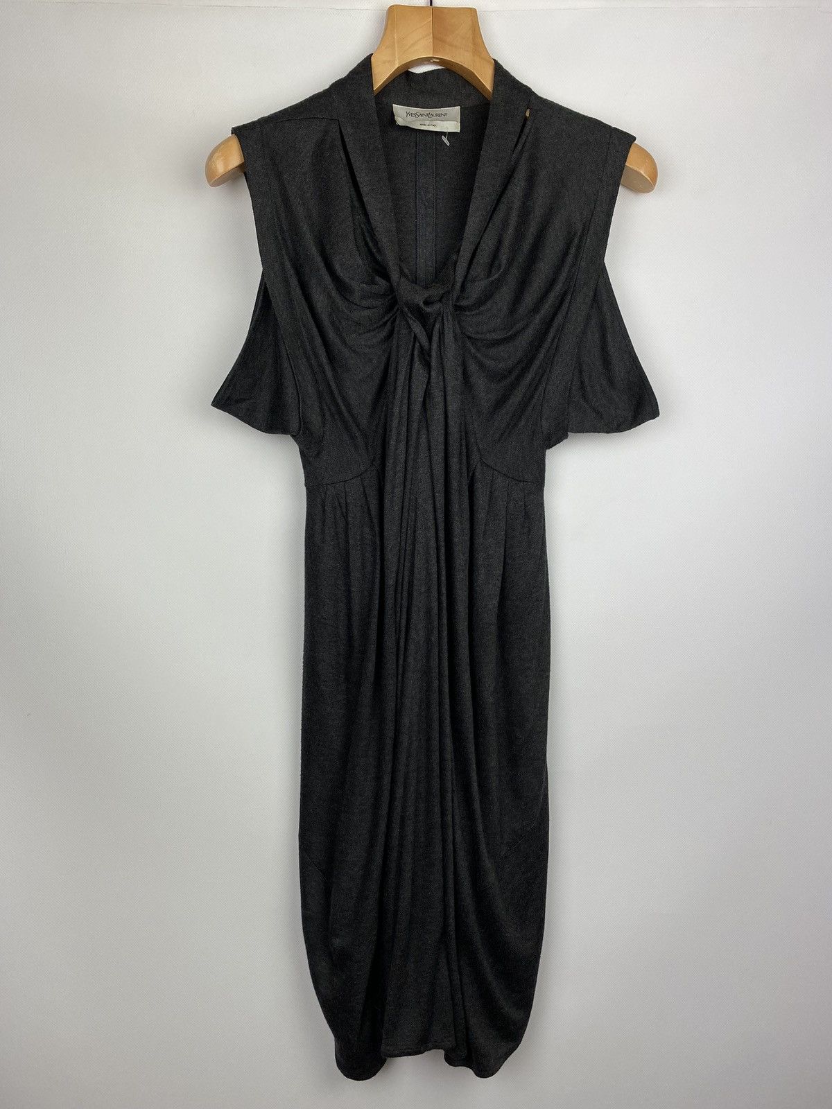 Vintage × Yves Saint Laurent Beautiful YSL Yves Saint Laurent sleeveless viscose dress Size XS / US 0-2 / IT 36-38 - 1 Thumbnail