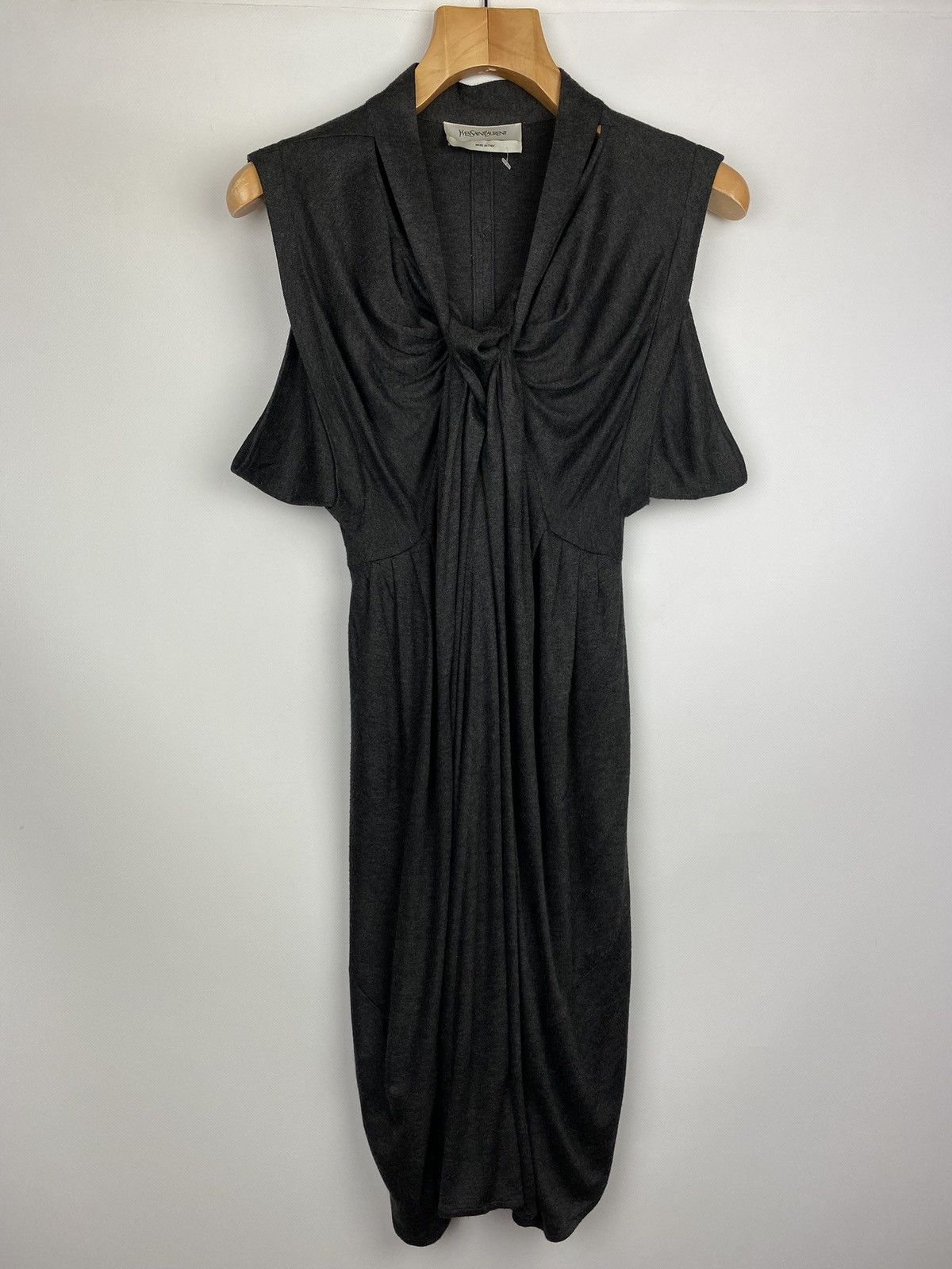 Vintage × Yves Saint Laurent Beautiful YSL Yves Saint Laurent sleeveless viscose dress Size XS / US 0-2 / IT 36-38 - 2 Thumbnail