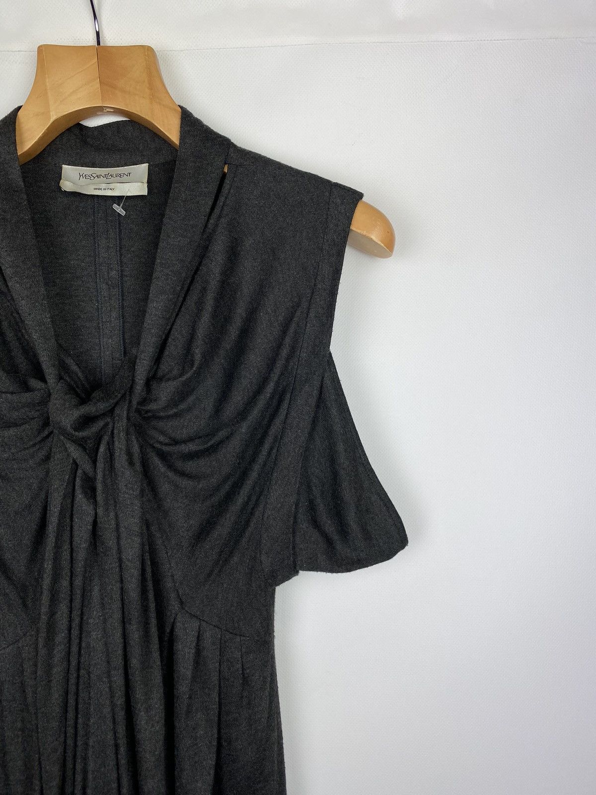 Vintage × Yves Saint Laurent Beautiful YSL Yves Saint Laurent sleeveless viscose dress Size XS / US 0-2 / IT 36-38 - 4 Thumbnail