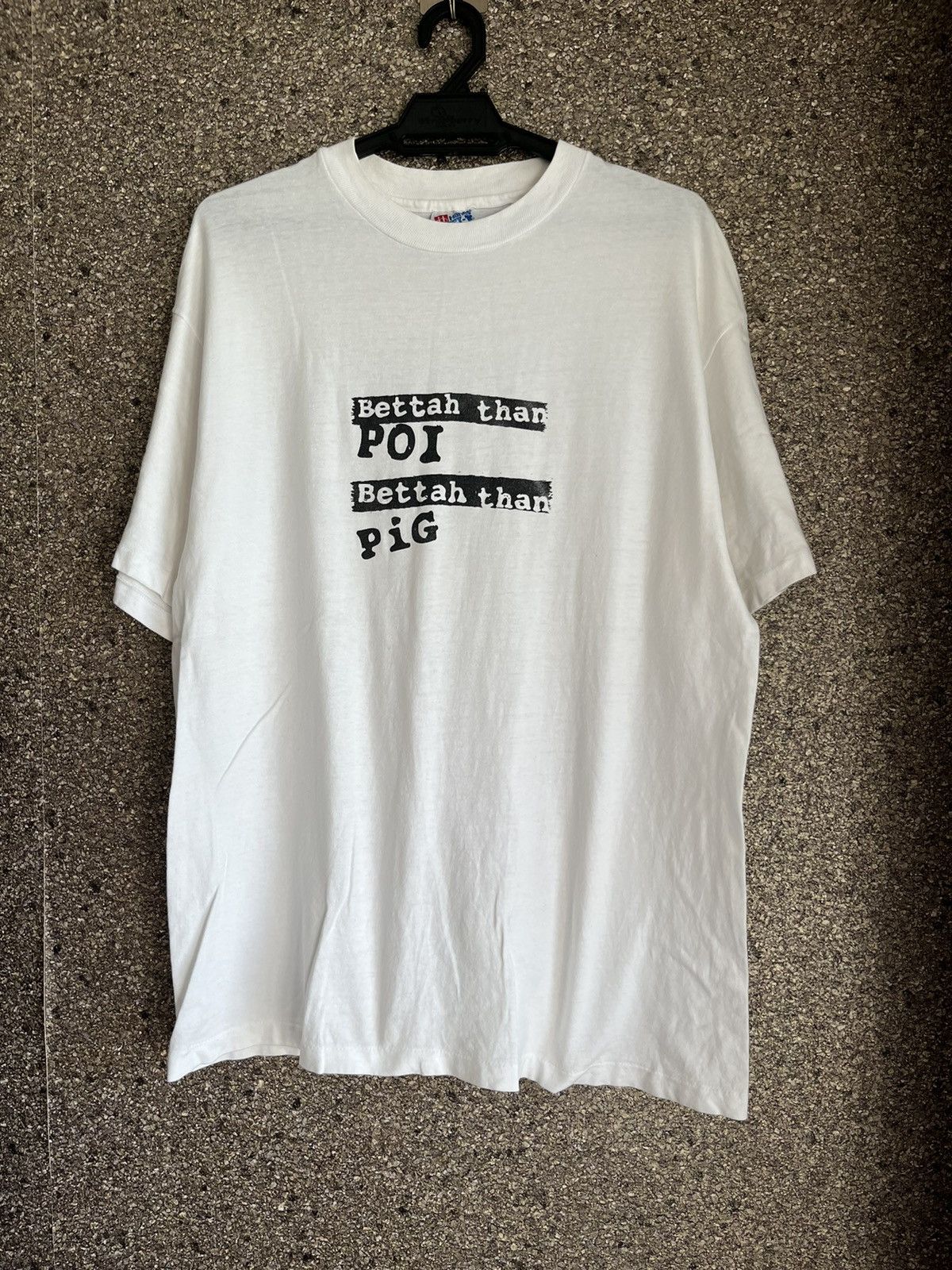 image of Vintage Tshirt Ft6 in White, Men's (Size Large)