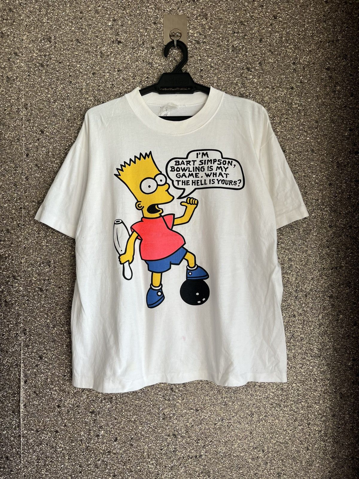 Image of Vintage Simpson Ft6 in White, Men's (Size Large)