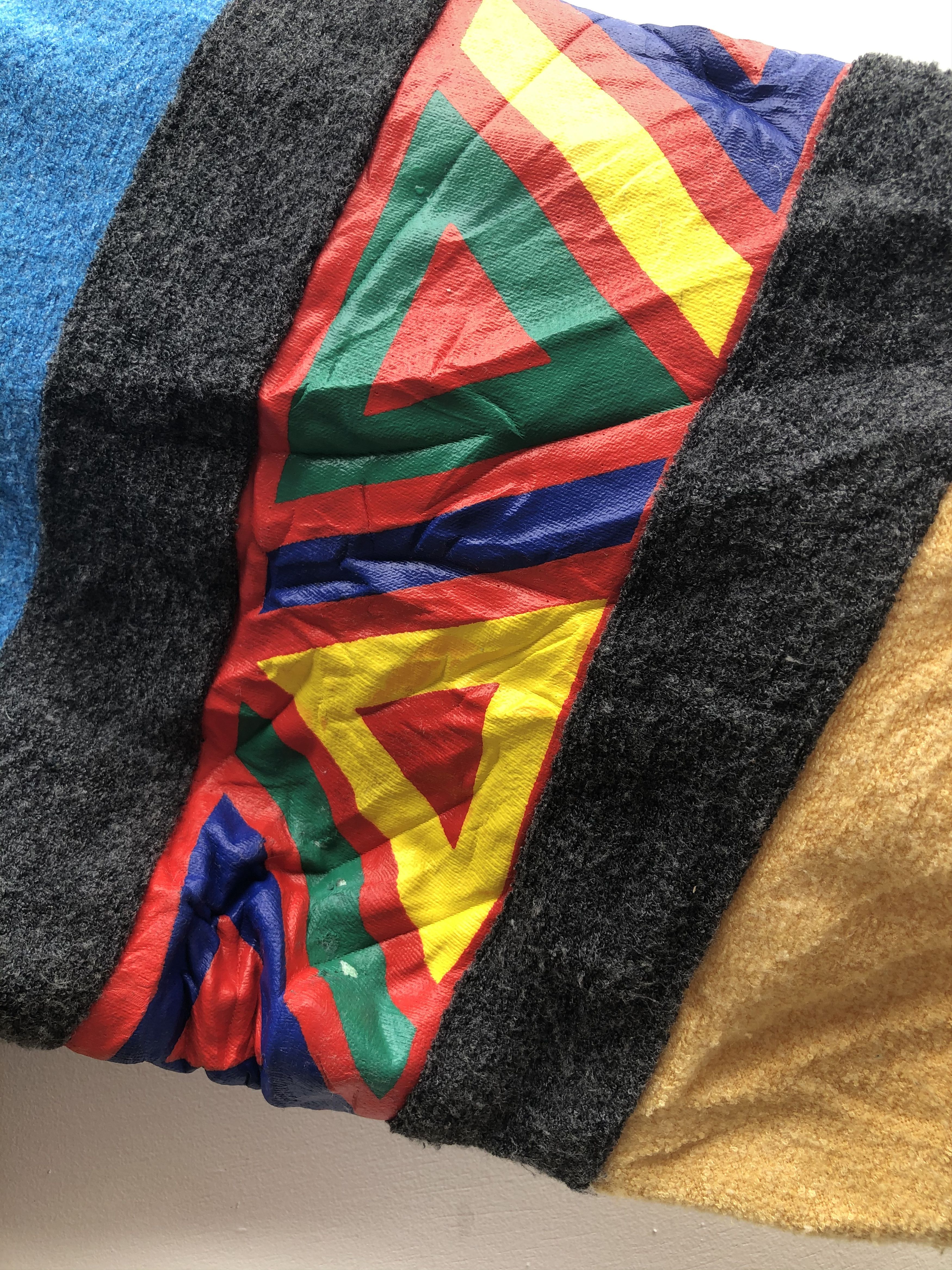 Japanese Brand × Vintage VINTAGE NAVAJO STYLE PATTERN FLEECE HALFZIPPER PULLOVER Size US L / EU 52-54 / 3 - 4 Thumbnail
