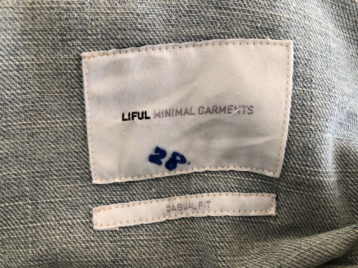 LIFUL MINIMAL GARMENTS Two Pockets Casual Fit Denim Jacket Size US M / EU 48-50 / 2 - 18 Thumbnail