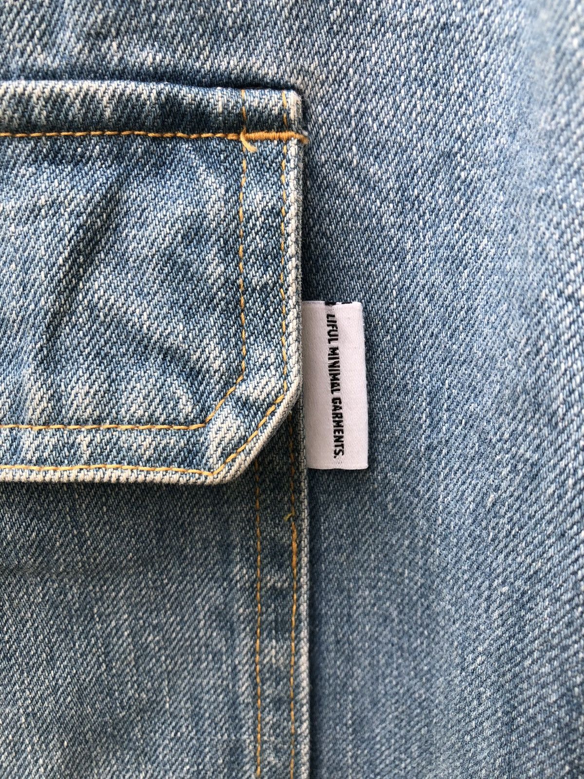 LIFUL MINIMAL GARMENTS Two Pockets Casual Fit Denim Jacket Size US M / EU 48-50 / 2 - 4 Thumbnail